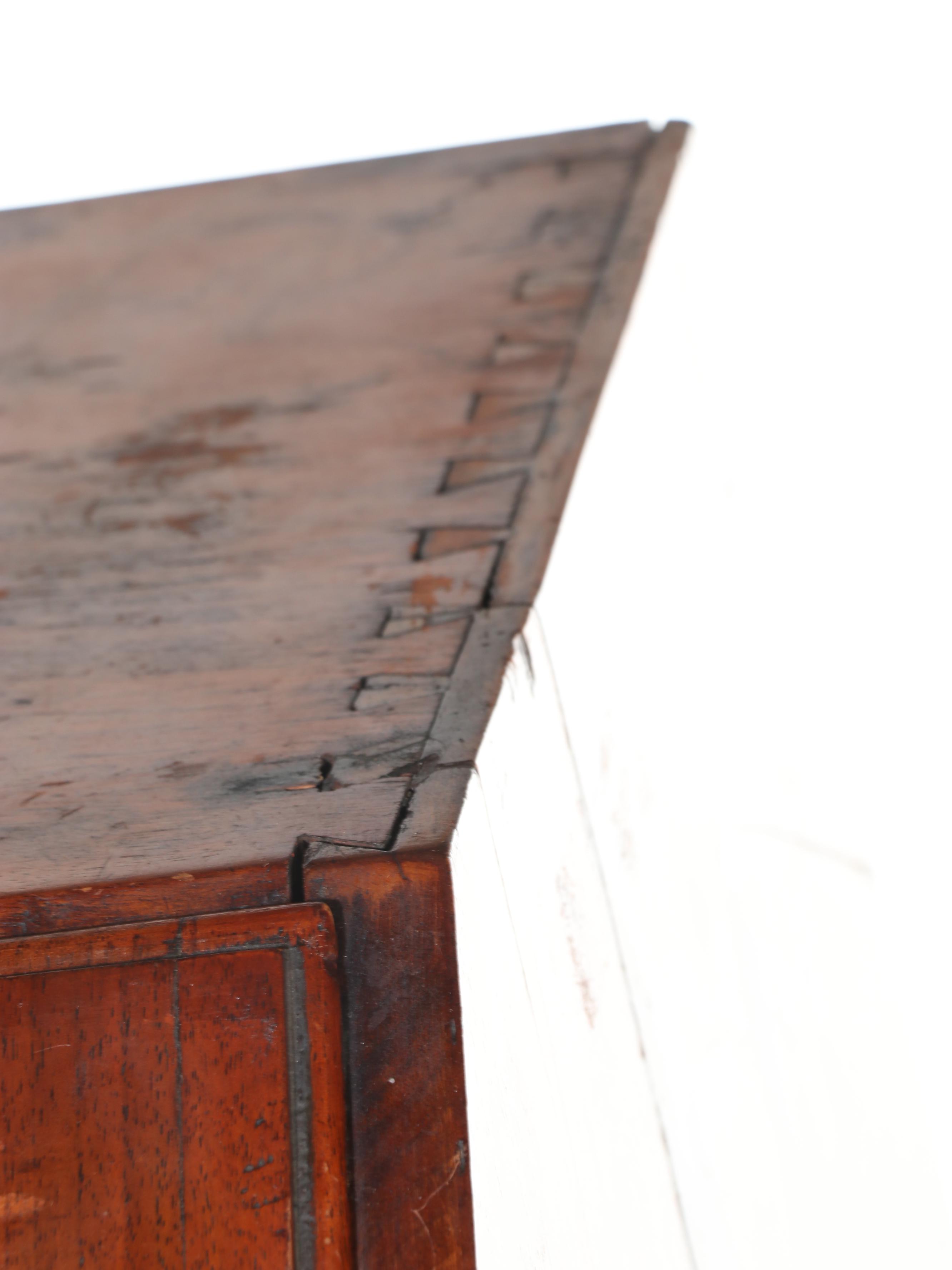 Federal Walnut Slant-Front Desk, Late 18th/Early 19th Century