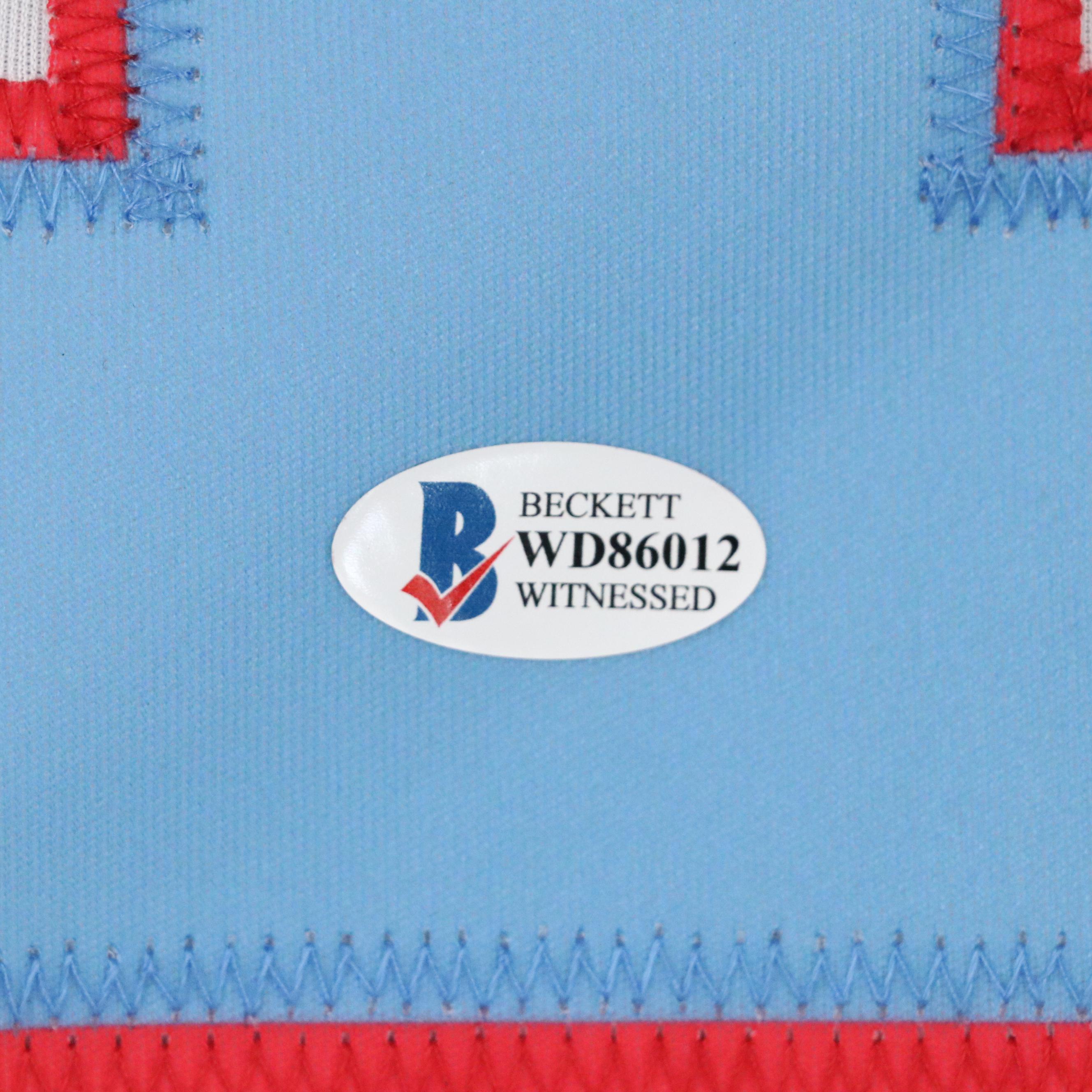 Earl Campbell Signed Houston Oilers NFL Football Jersey, Beckett