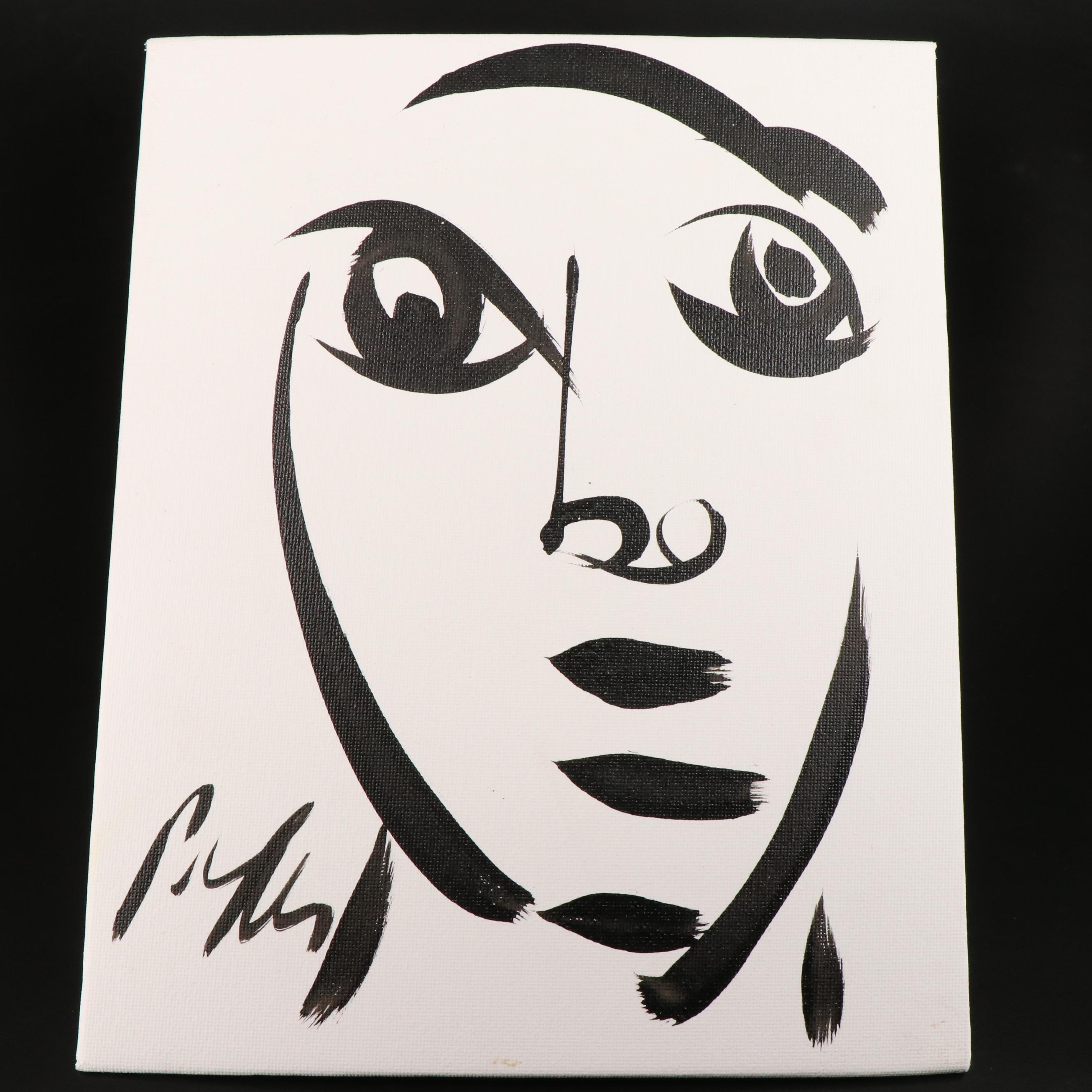 Peter Robert Keil Stylized Acrylic Portrait