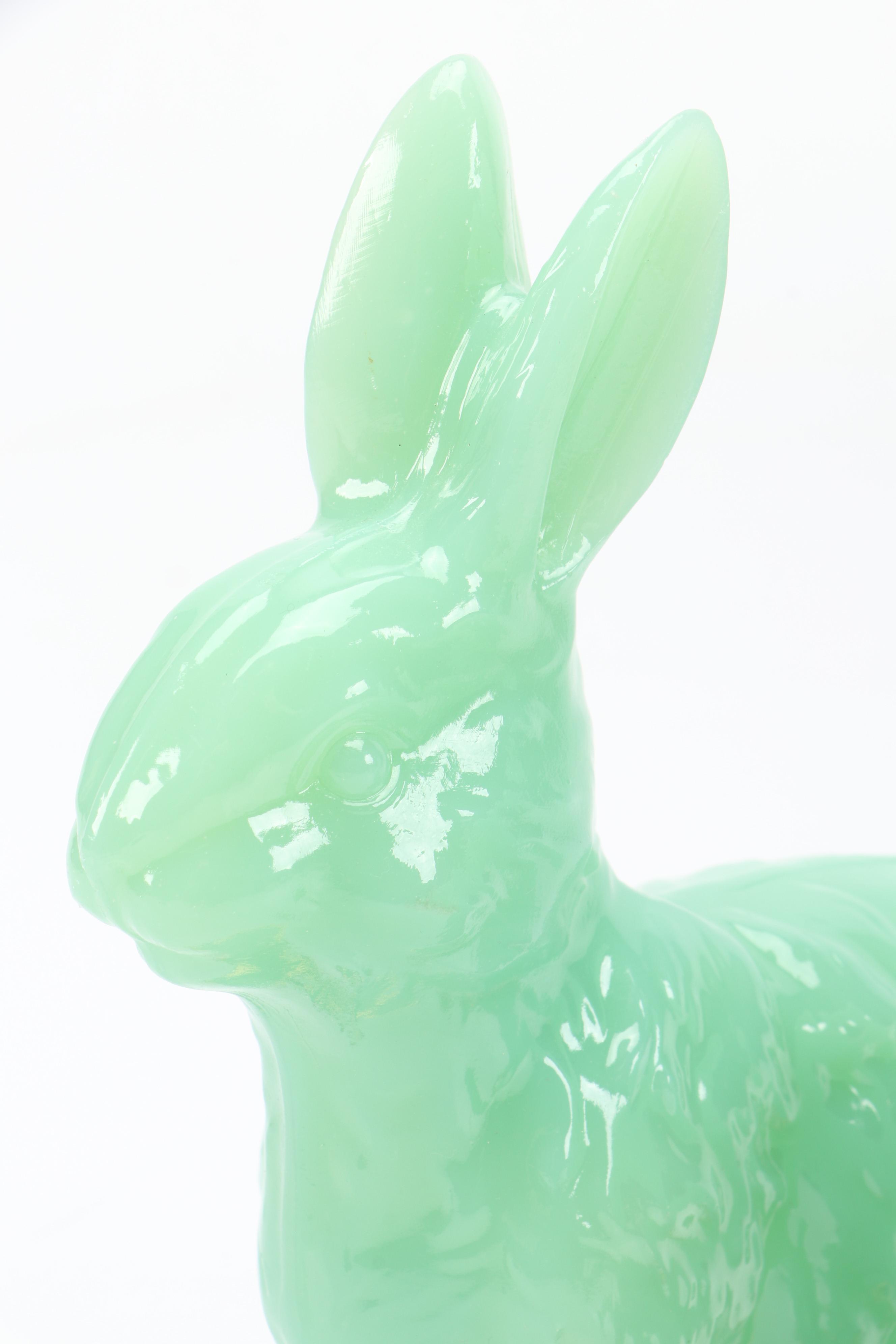 MacKenzie-Childs Resin Green Rabbits