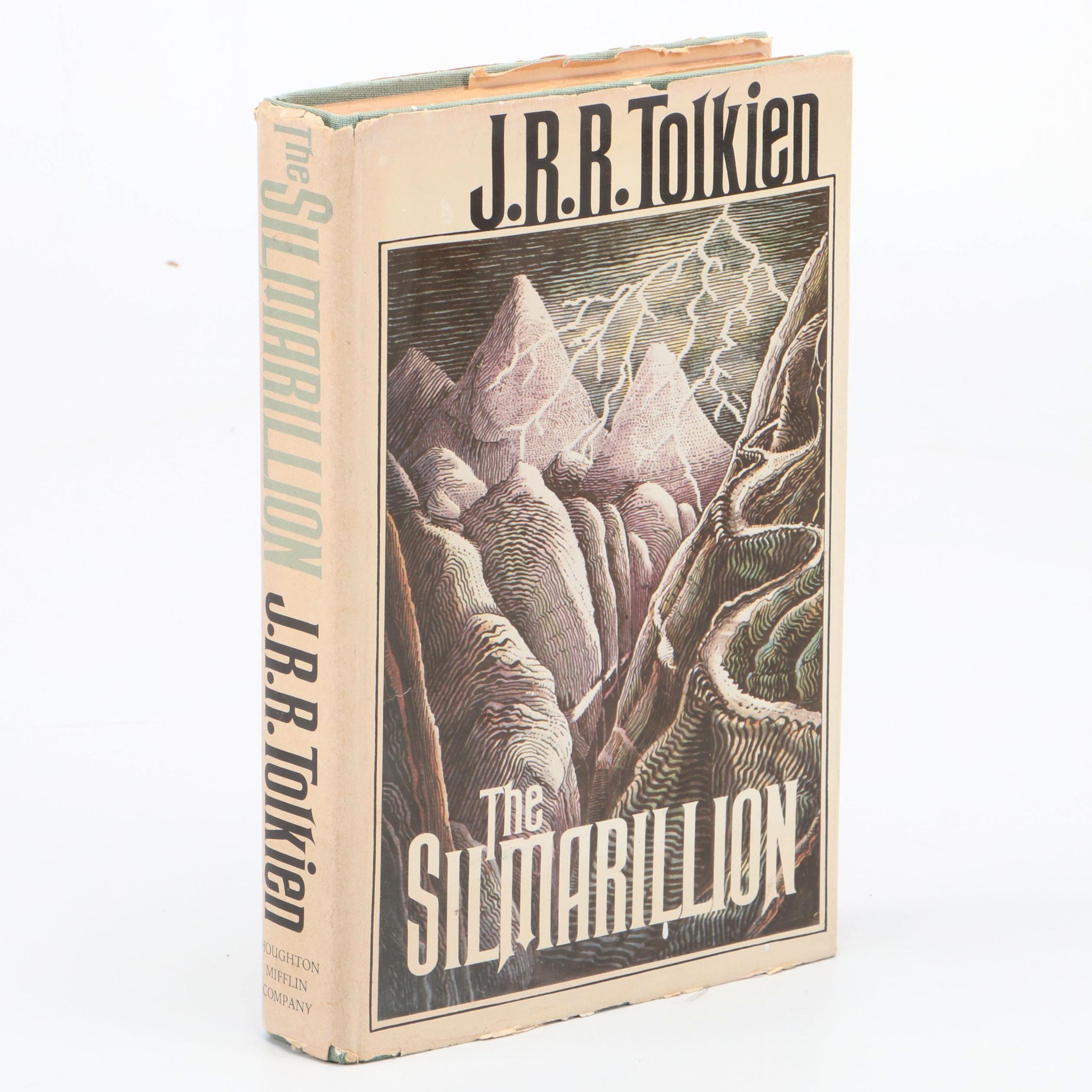 First American Edition "The Silmarillion" by J. R. R. Tolkien with Map, 1977
