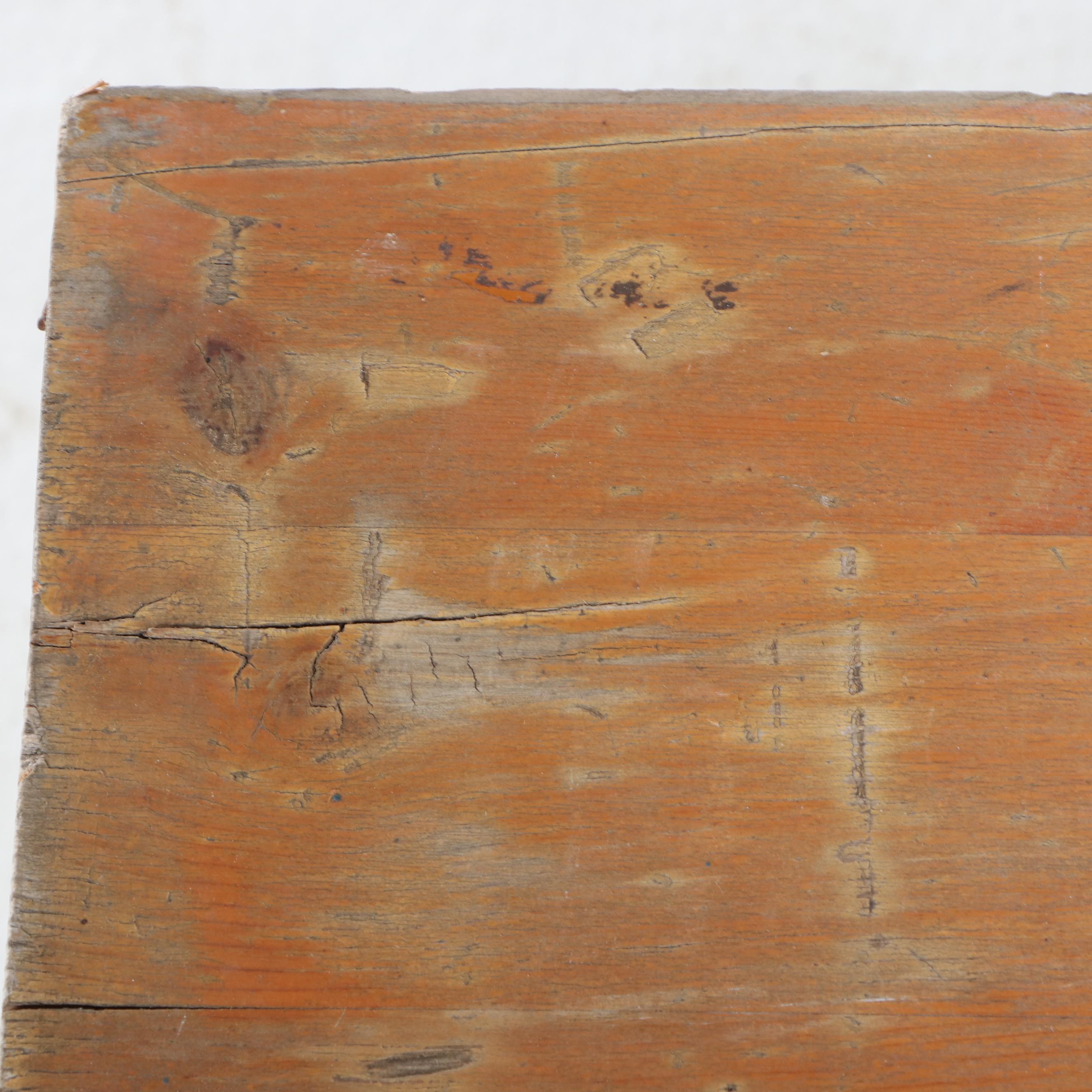 American Primitive Pine, Poplar, and Maple Farm Table