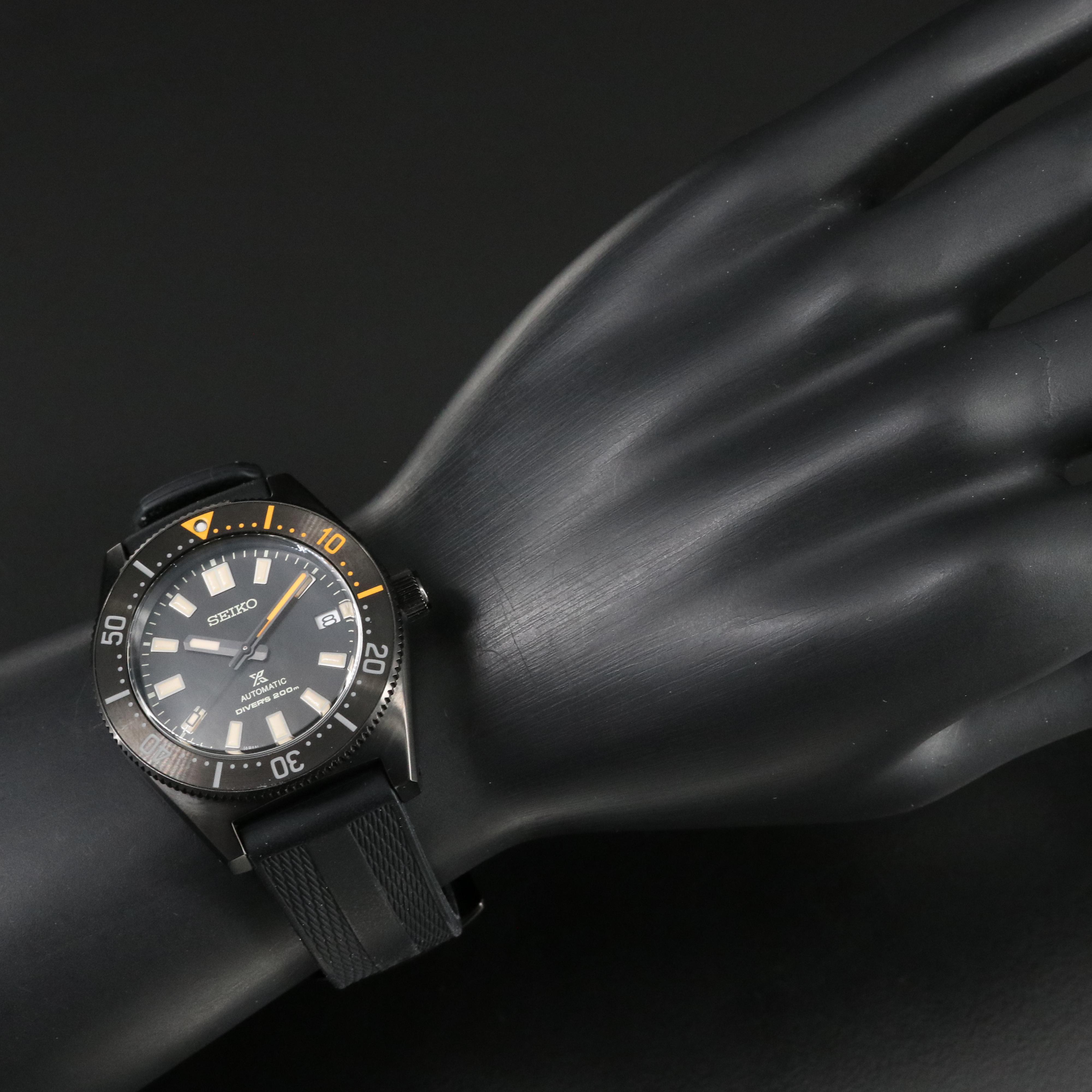 Seiko Prospex Limited Edition 6R35-01T0 Black DLC Steel Automatic Watch