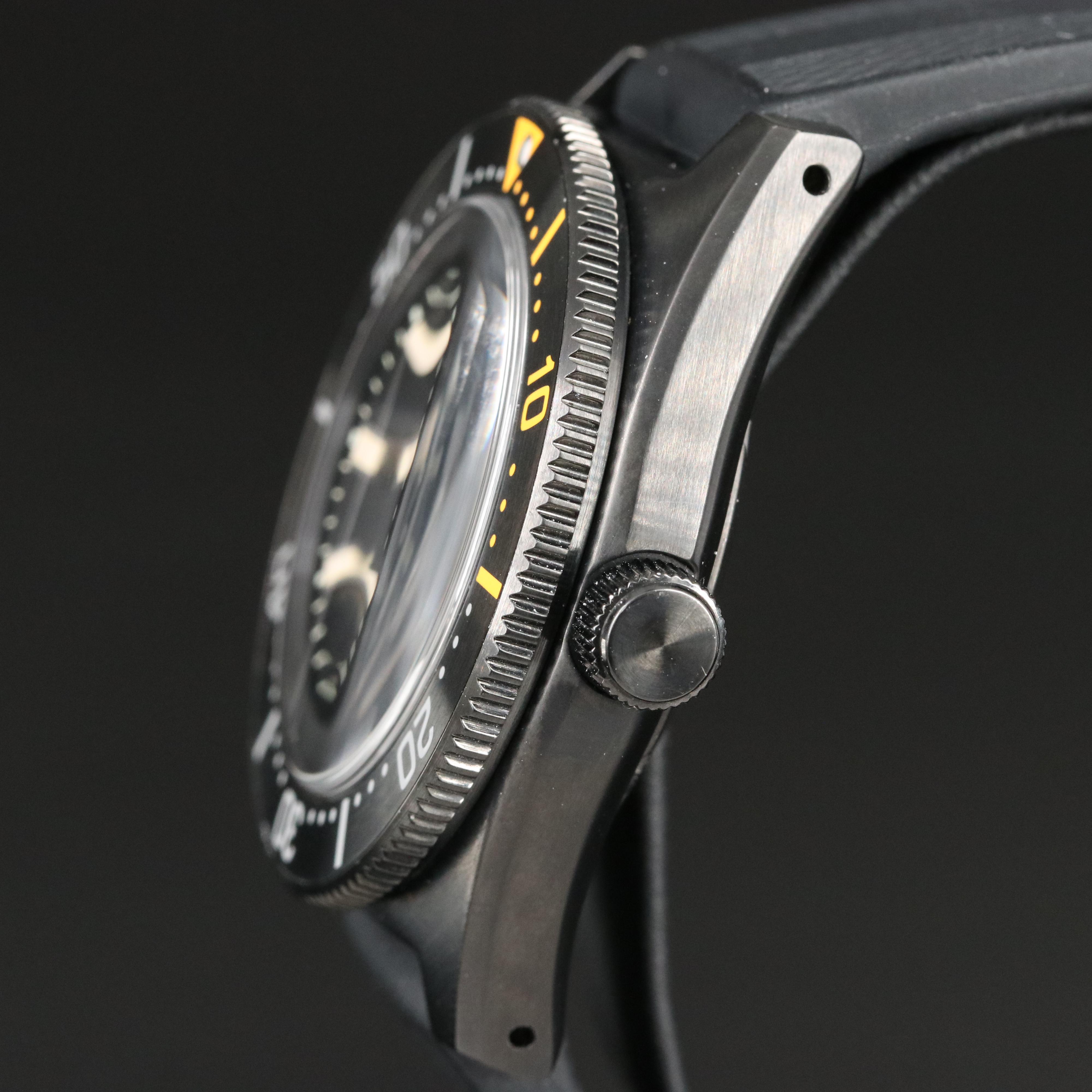 Seiko Prospex Limited Edition 6R35-01T0 Black DLC Steel Automatic Watch