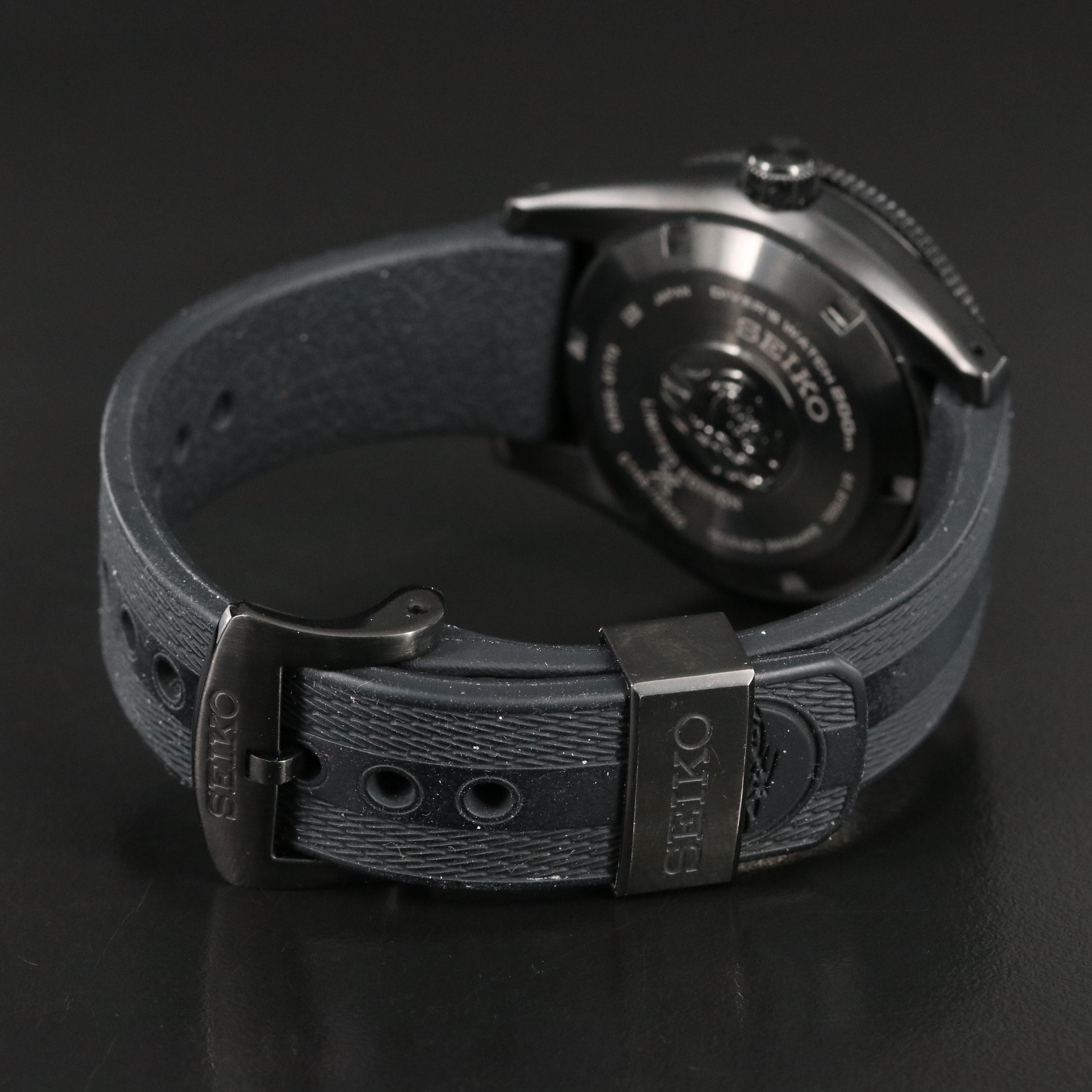 Seiko Prospex Limited Edition 6R35-01T0 Black DLC Steel Automatic Watch