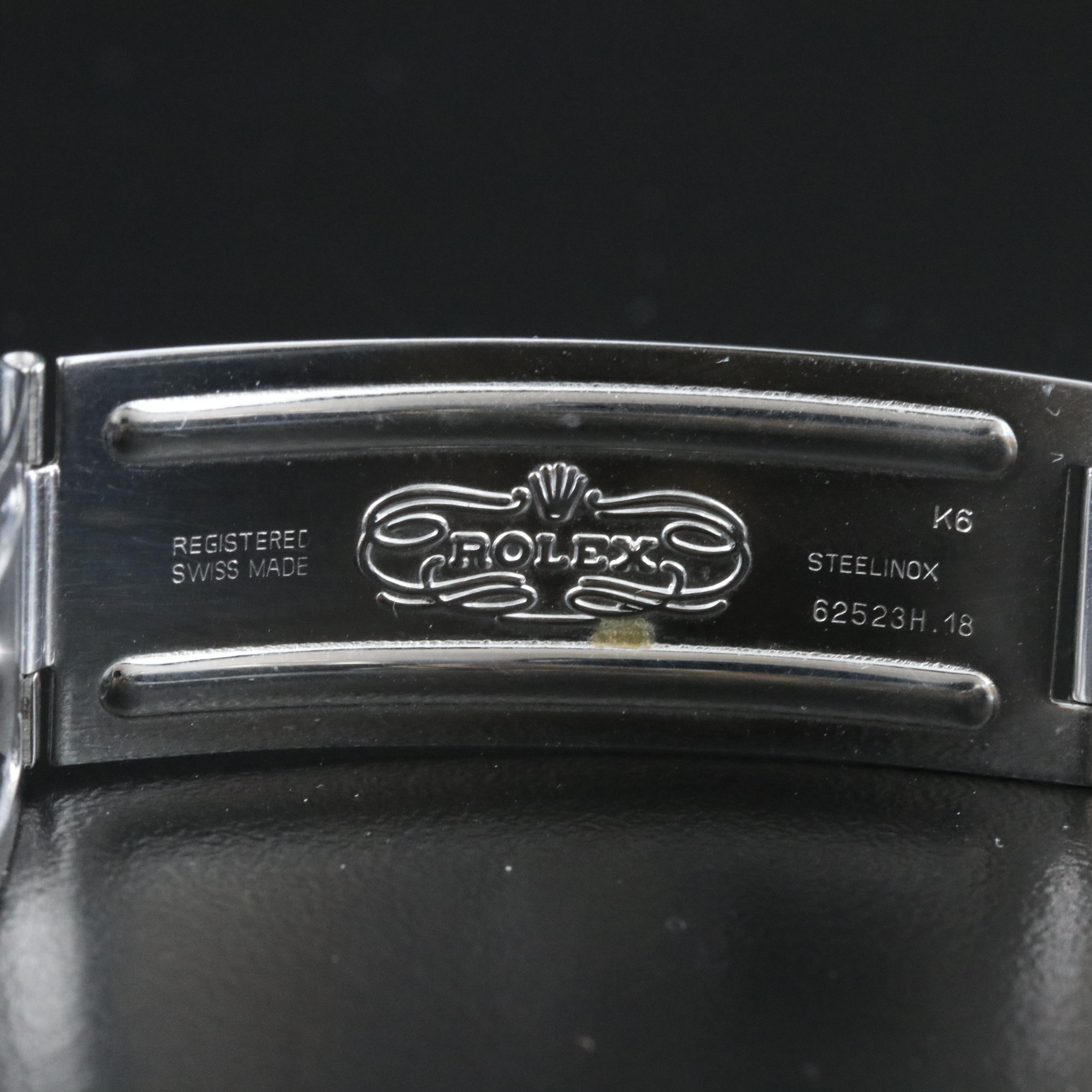 Rolex Datejust 16013 Diamond Black Dial Two-Tone Automatic Watch