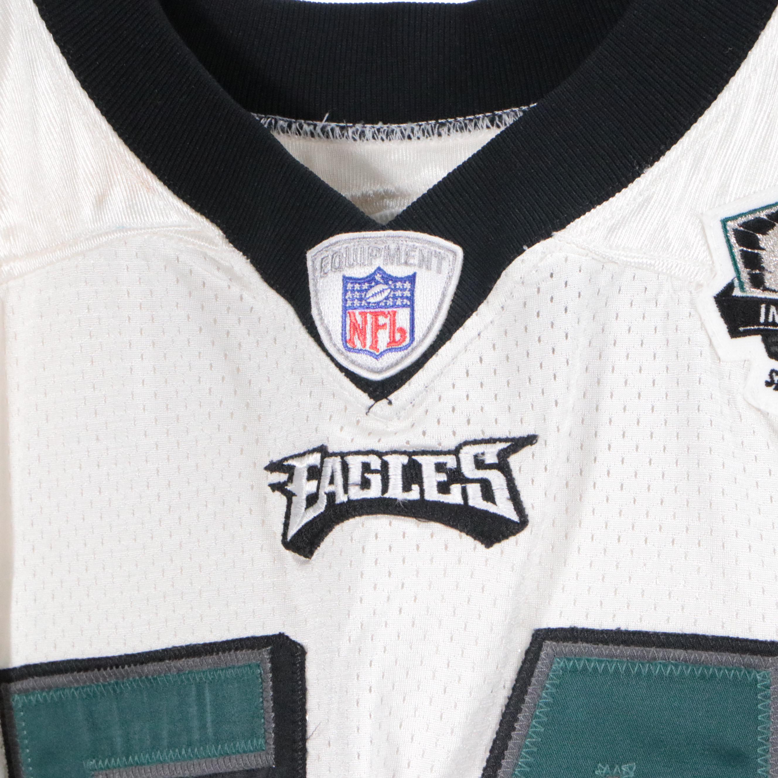 Nate Wayne Game Worn and Signed Philadelphia Eagles Reebok Football Jersey