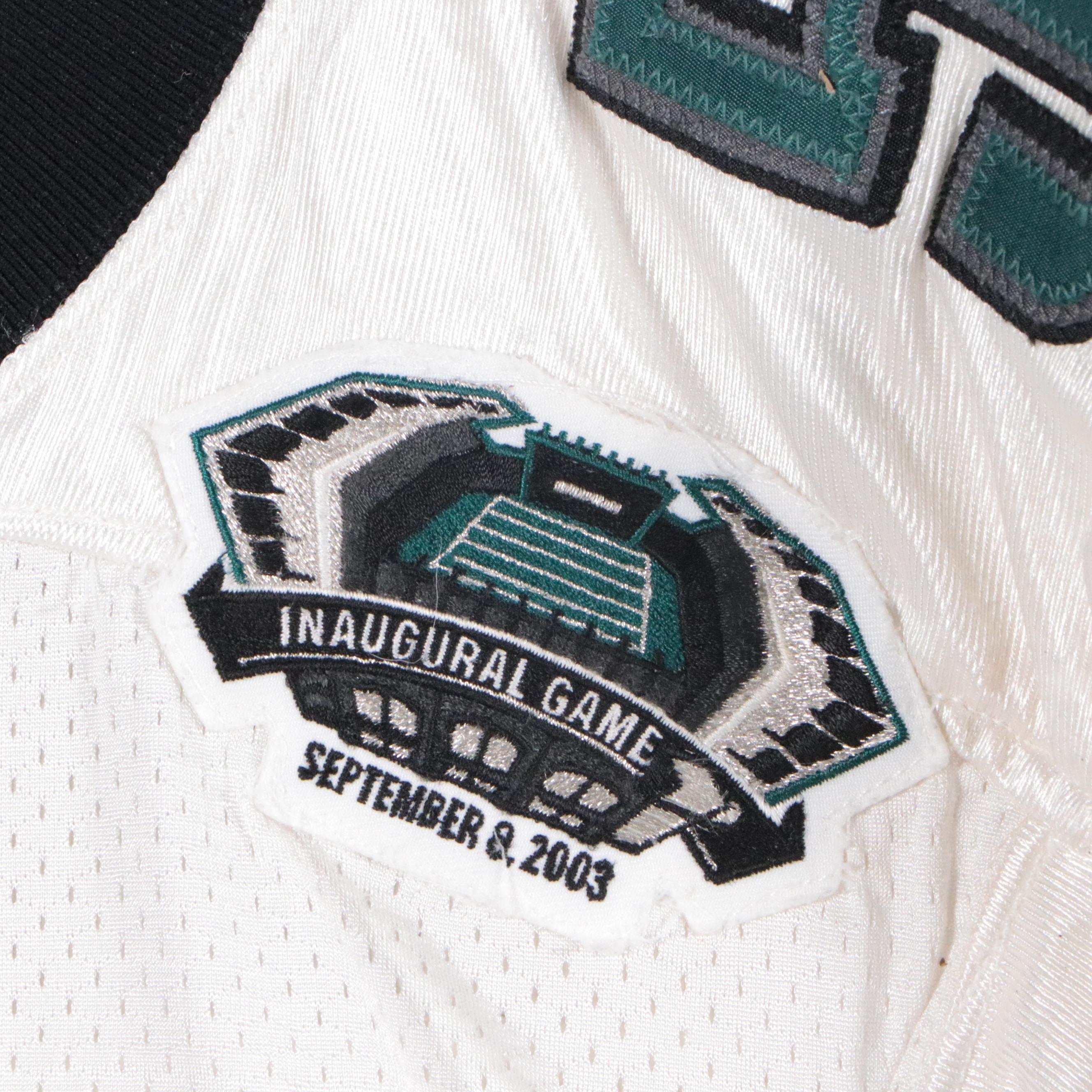 Nate Wayne Game Worn and Signed Philadelphia Eagles Reebok Football Jersey