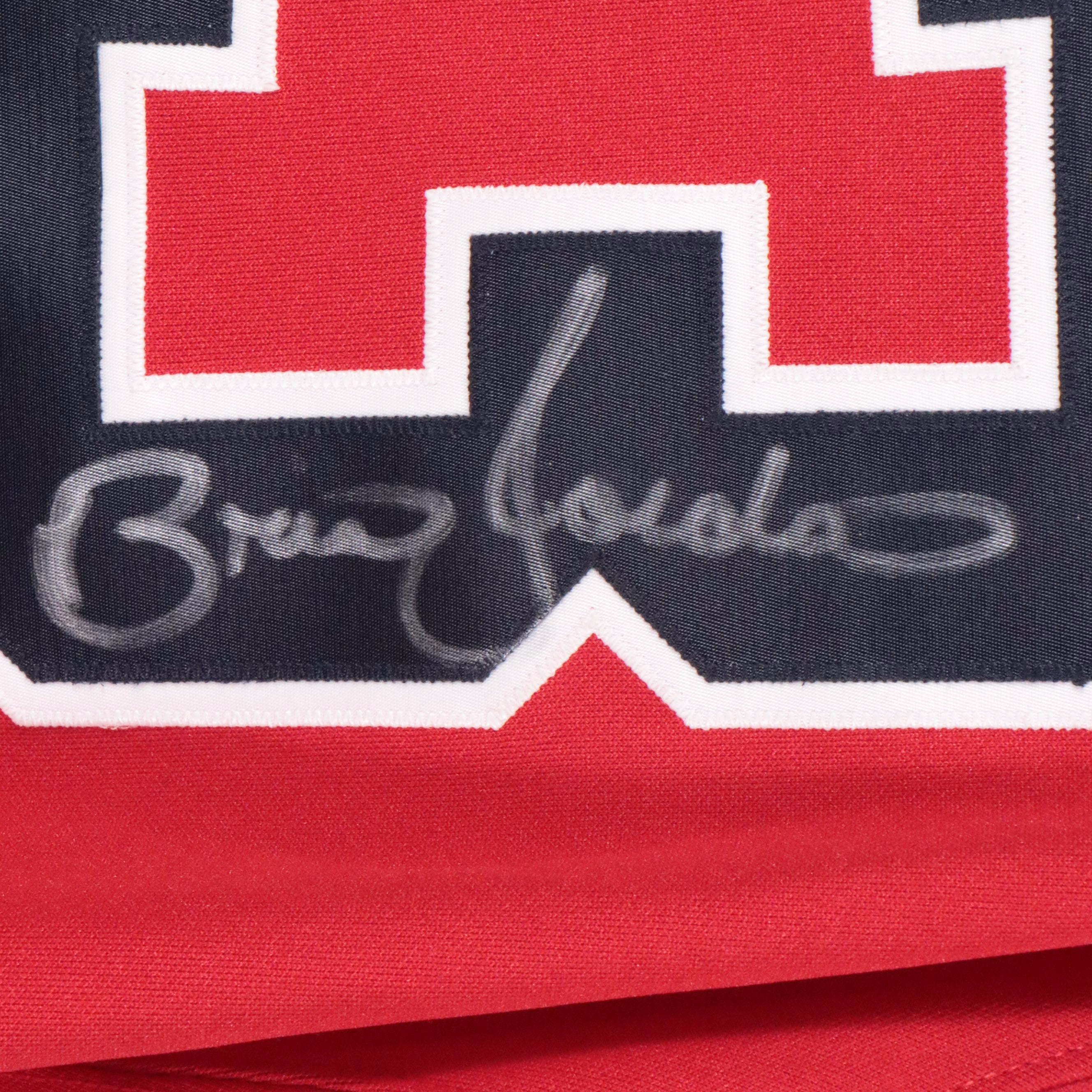 Brian Jordan Signed and Game Used  Atlanta Braves Majestic Baseball Jersey