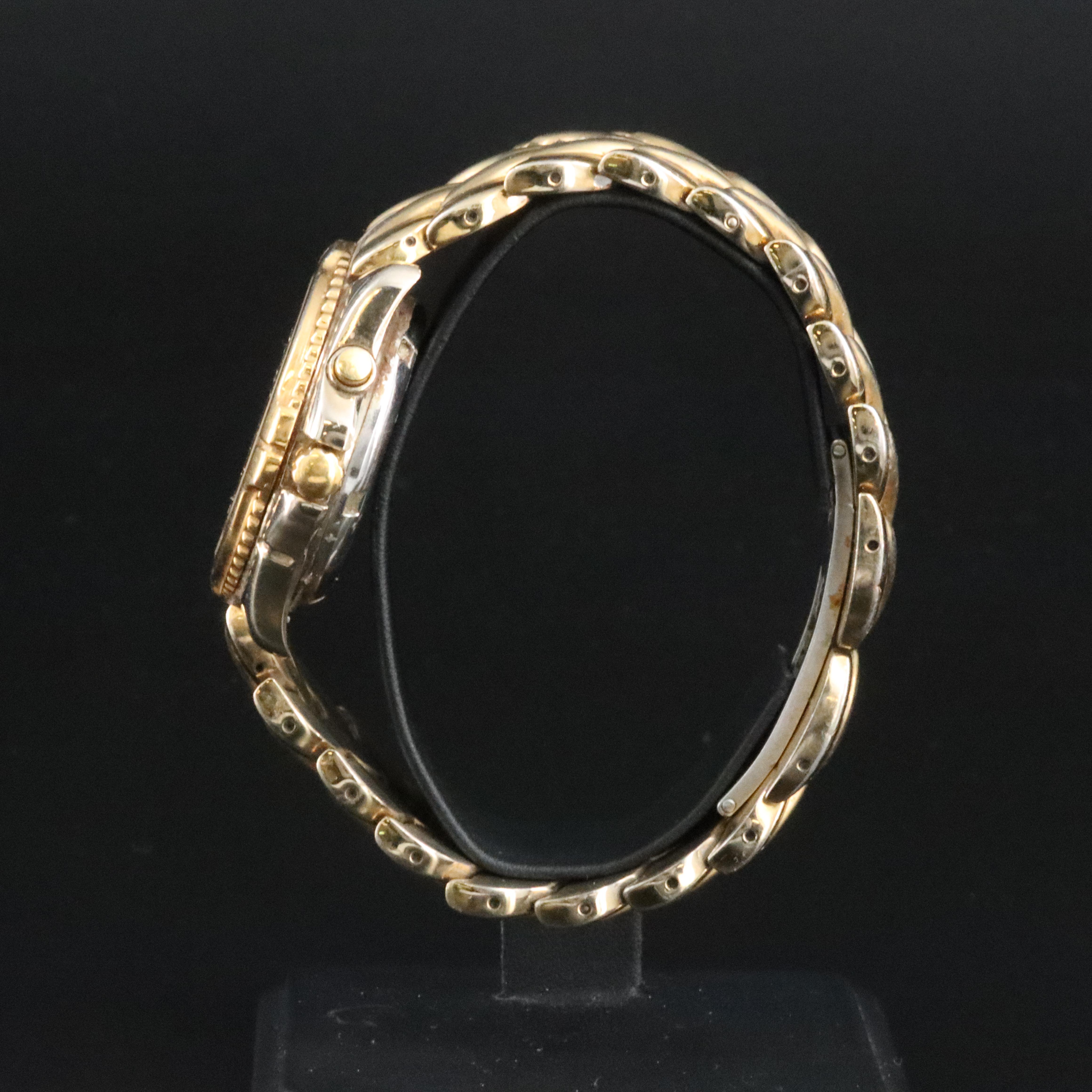 Seiko Kinetic 5M62-0B40 Two-Tone Quartz Watch