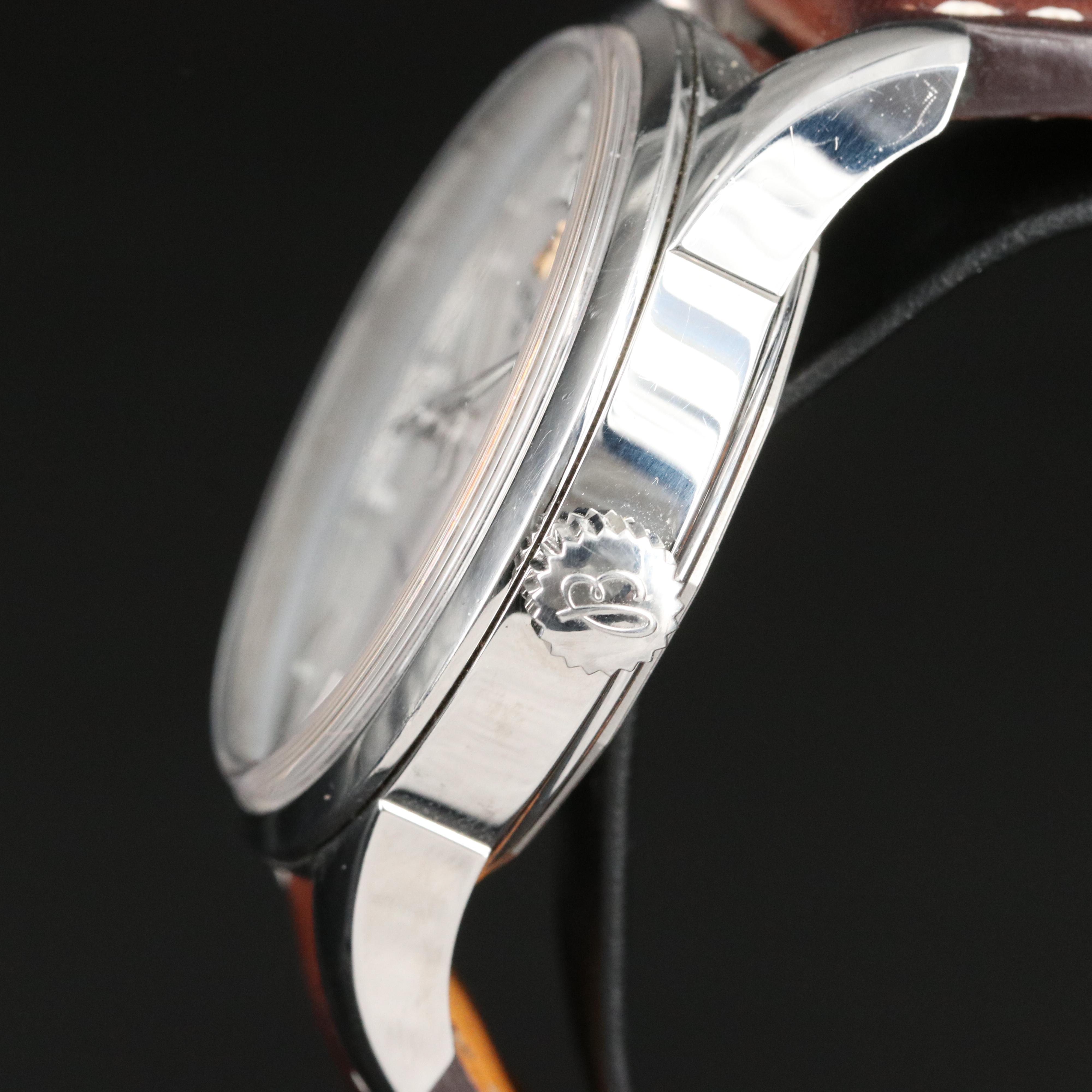 Breitling Transocean Day-Date Automatic Watch