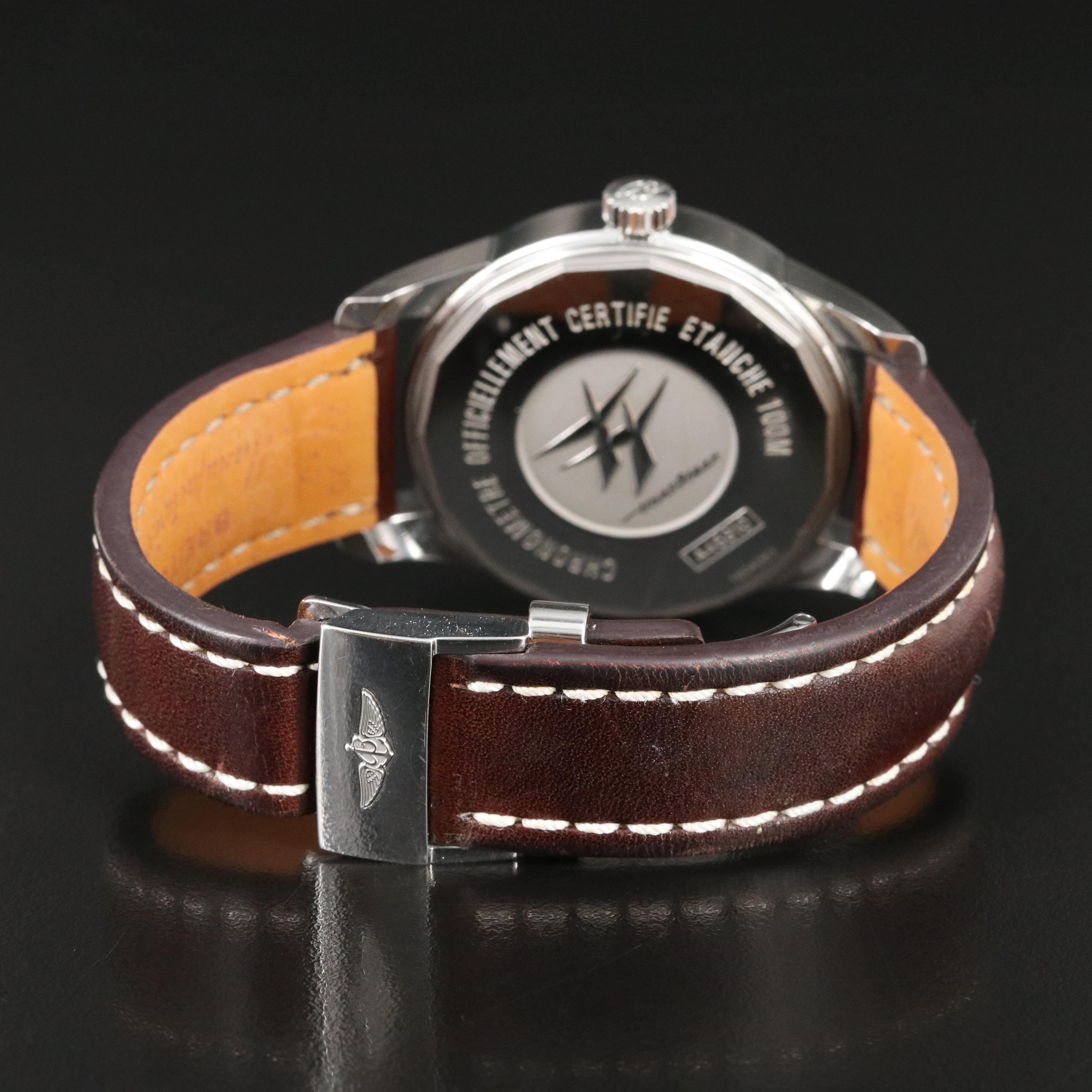 Breitling Transocean Day-Date Automatic Watch