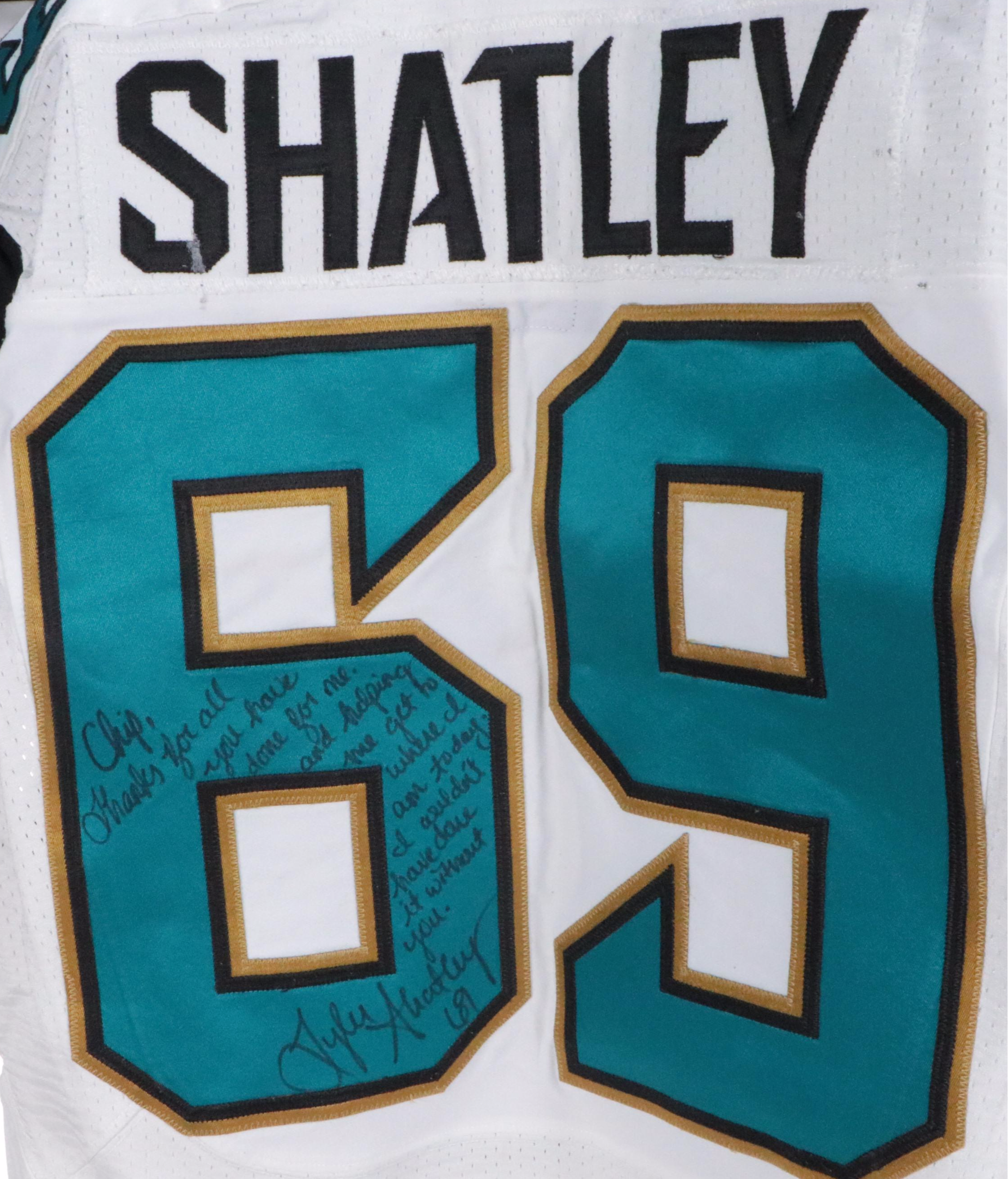 Tyler Shatley Signed and Player Issued Jacksonville Jaguars Nike Football Jersey