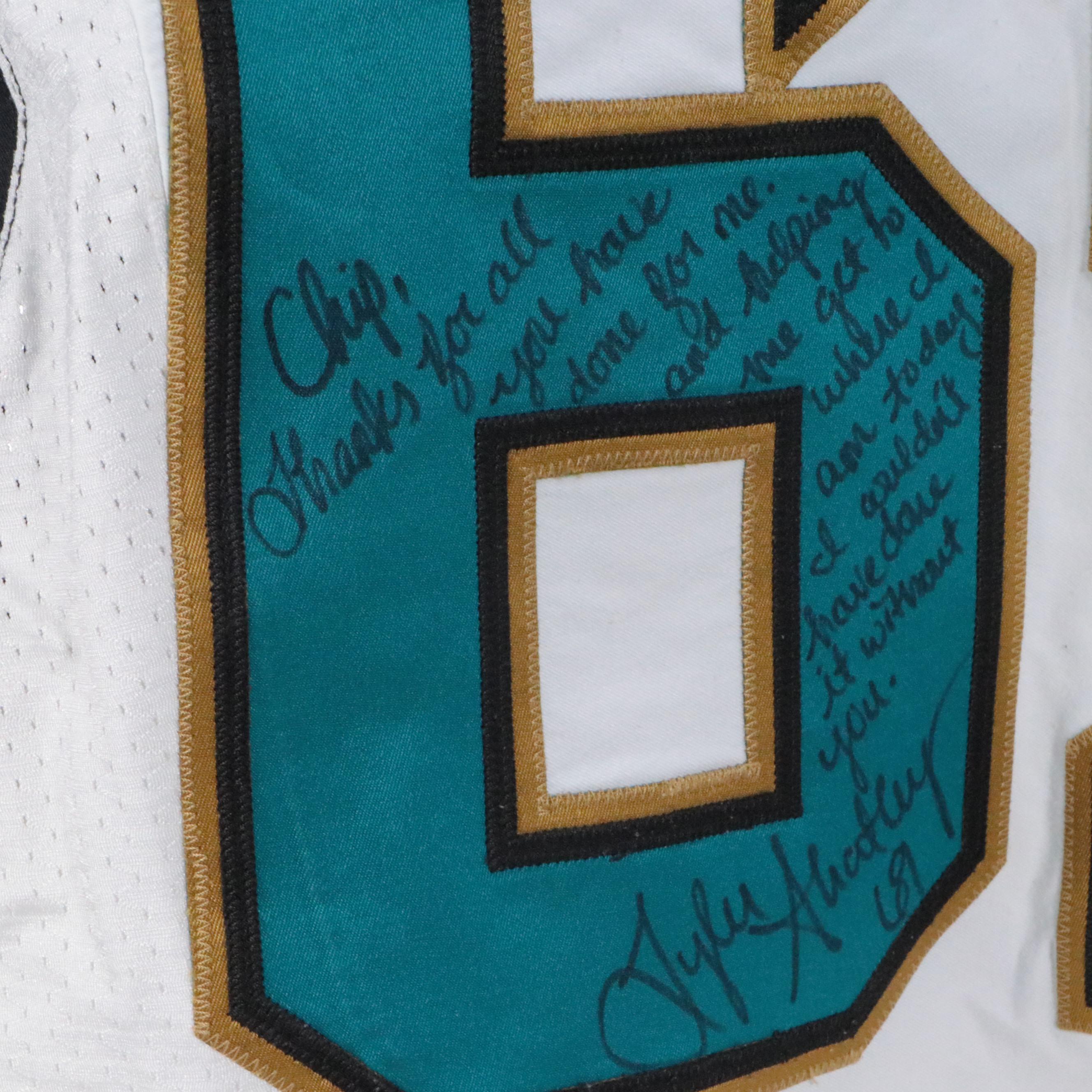 Tyler Shatley Signed and Player Issued Jacksonville Jaguars Nike Football Jersey