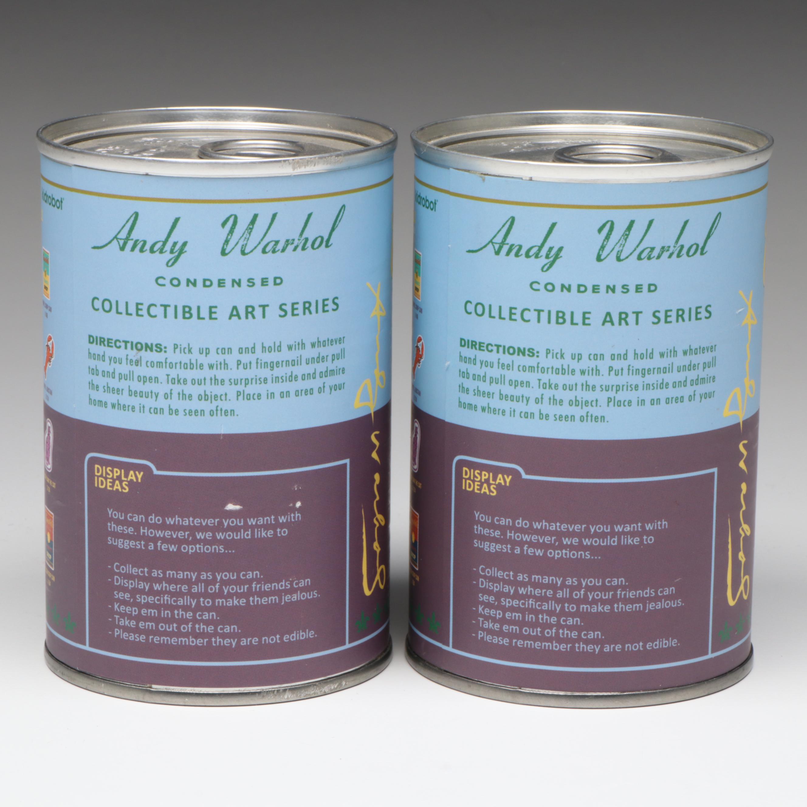 Kidrobot Andy Warhol Campbell's Soup Mystery Art Figures Series Cans