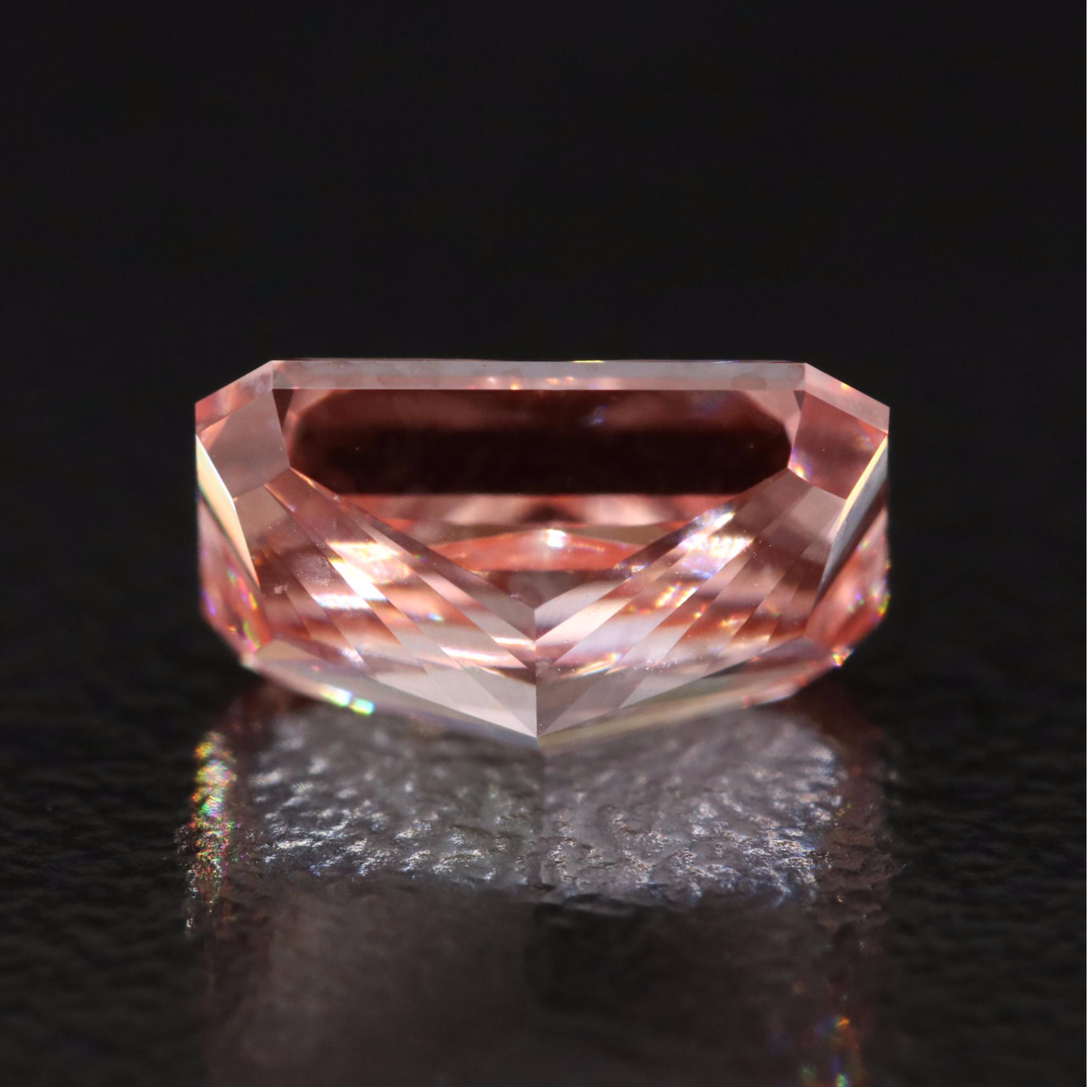 Loose 2.05 CT Fancy Pink Lab Grown Diamond with IGI Report