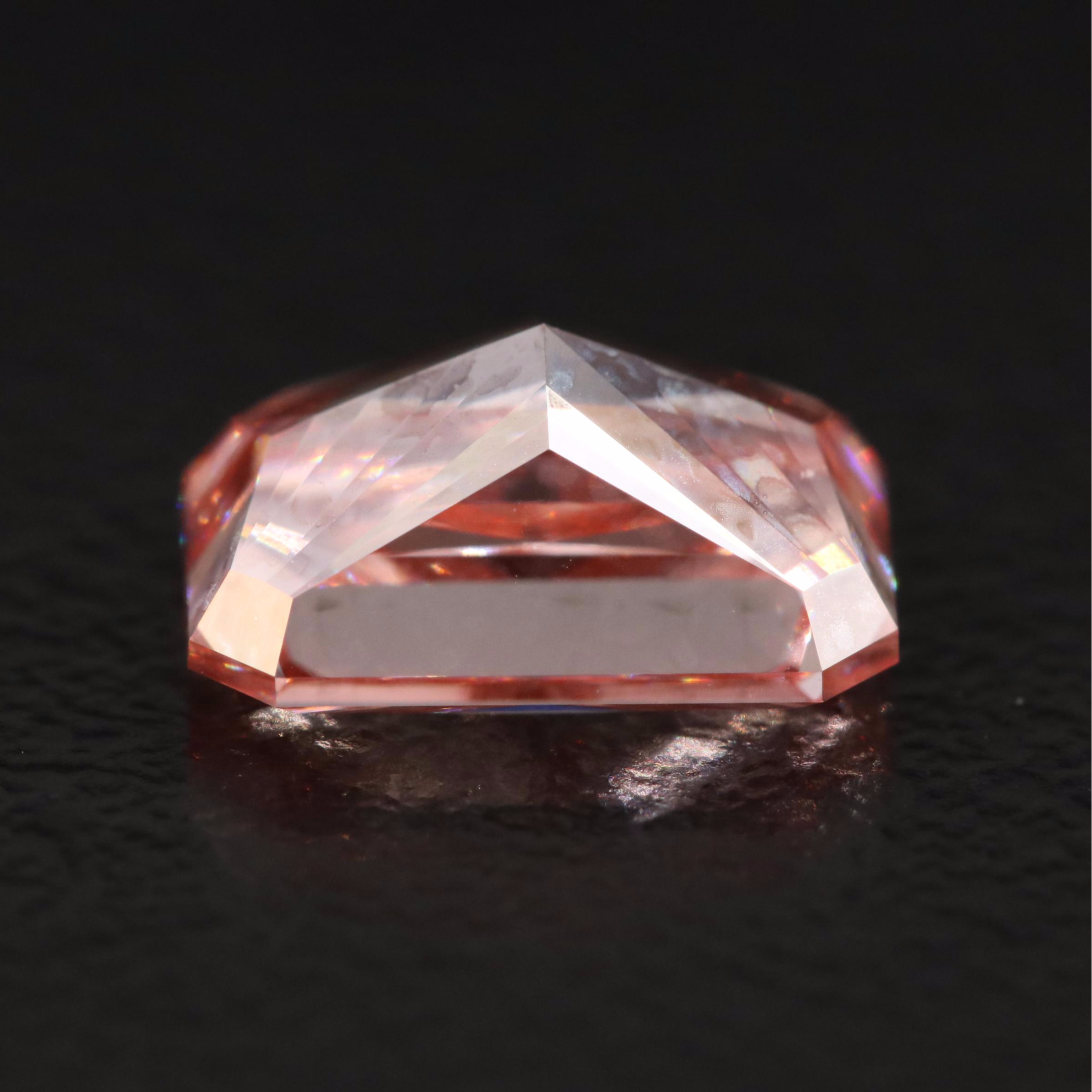 Loose 2.05 CT Fancy Pink Lab Grown Diamond with IGI Report