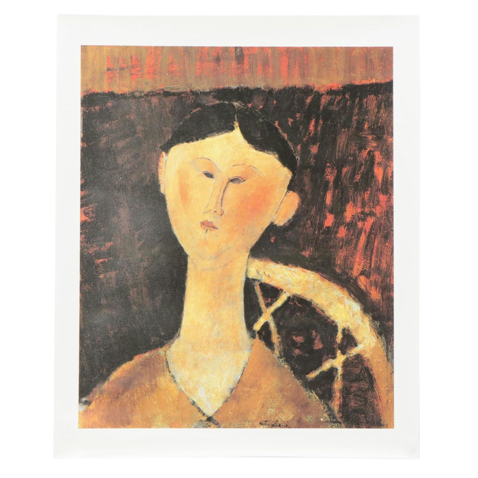 Giclée After Amadeo Modigliani "Portrait of Mrs. Hastings"