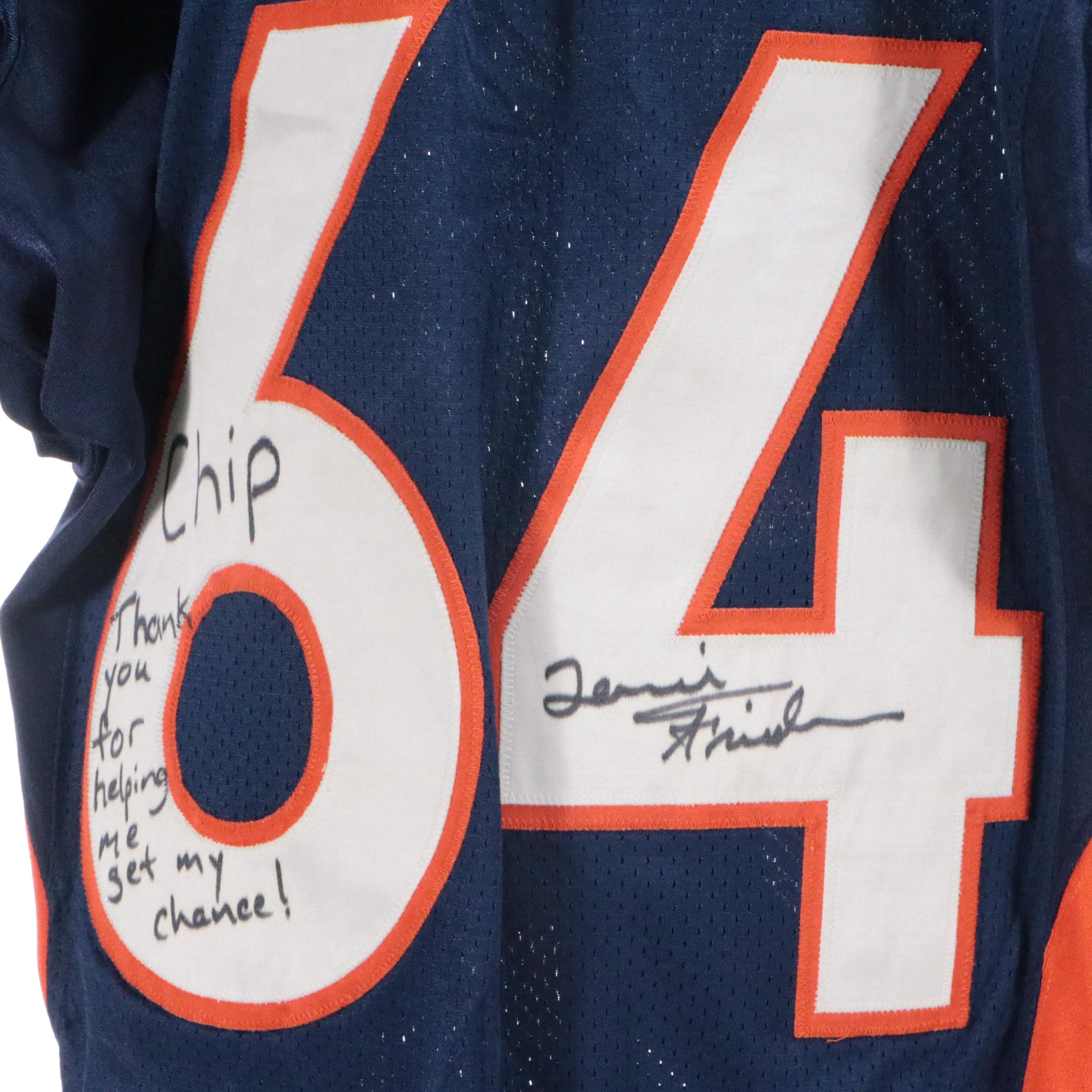 Lennie Friedman Signed and Game Worn Denver Broncos Nike Football Jersey