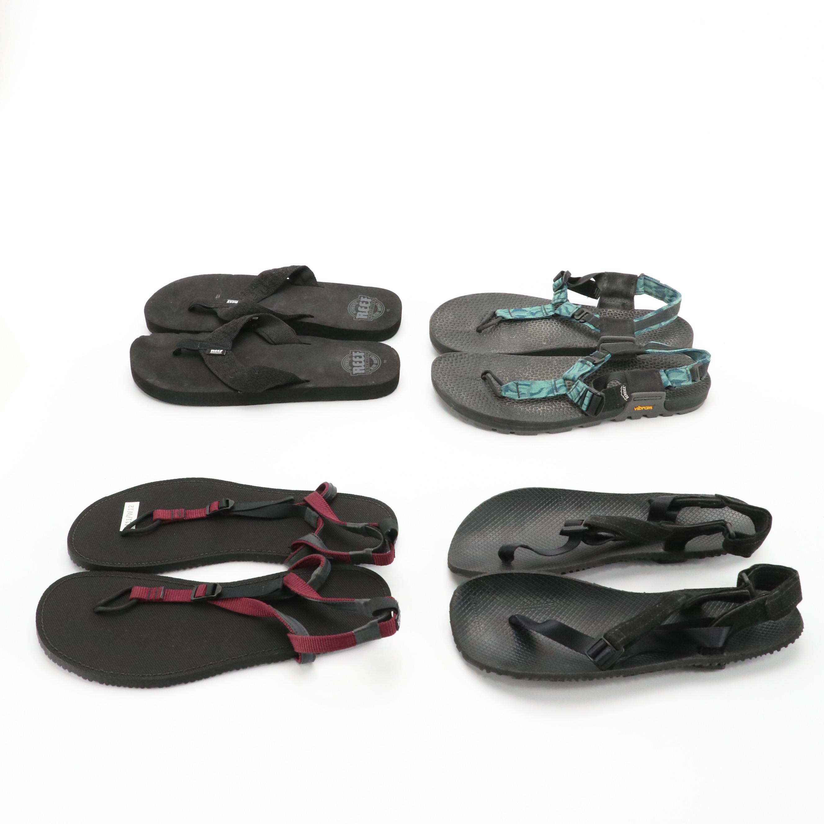 Bedrock Sandals Classic Plum and Cairn Pro II Gneiss Gray Sandals in Boxes, More