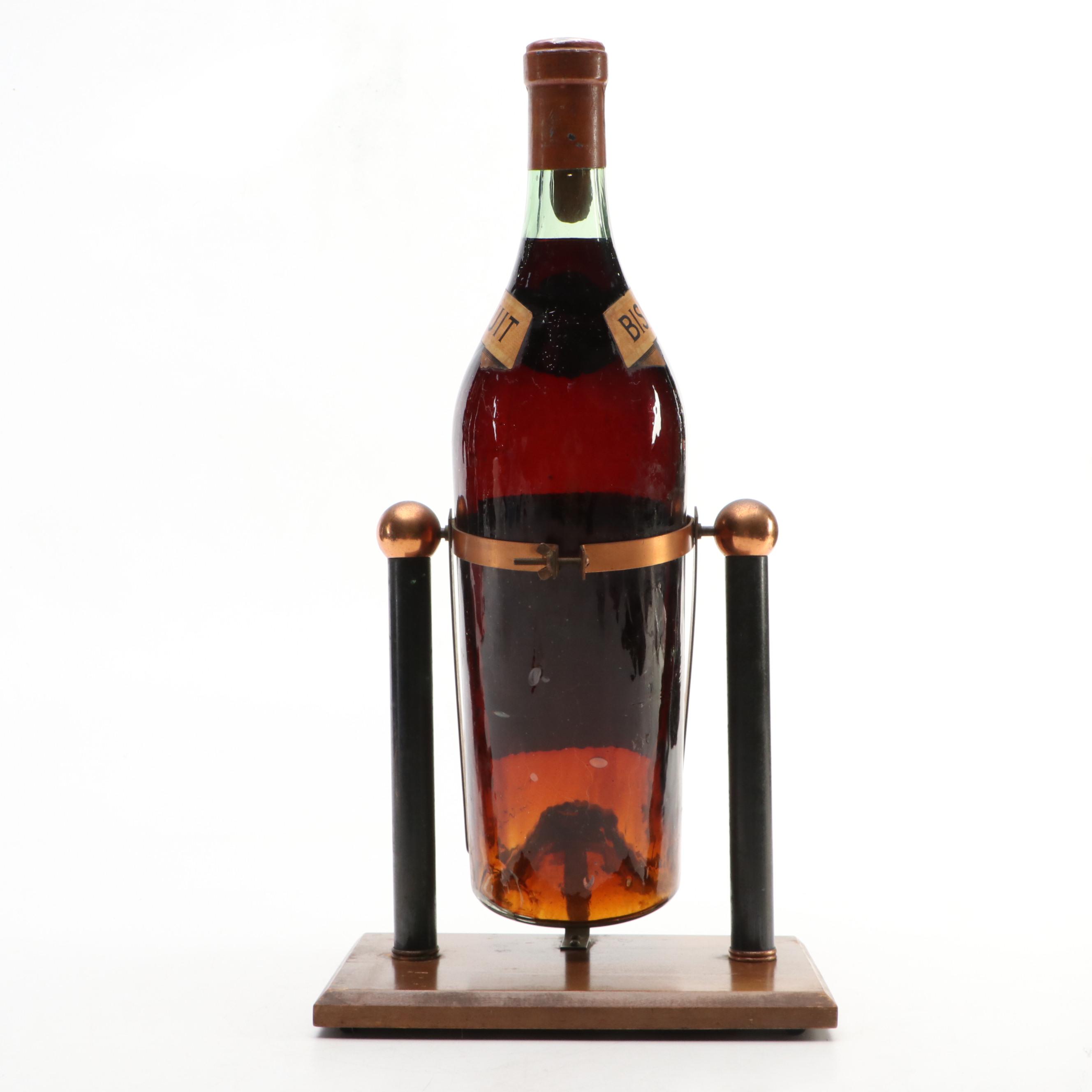 Hennessy Cognac Glass Advertising Display Bottle, Mid-20th Century