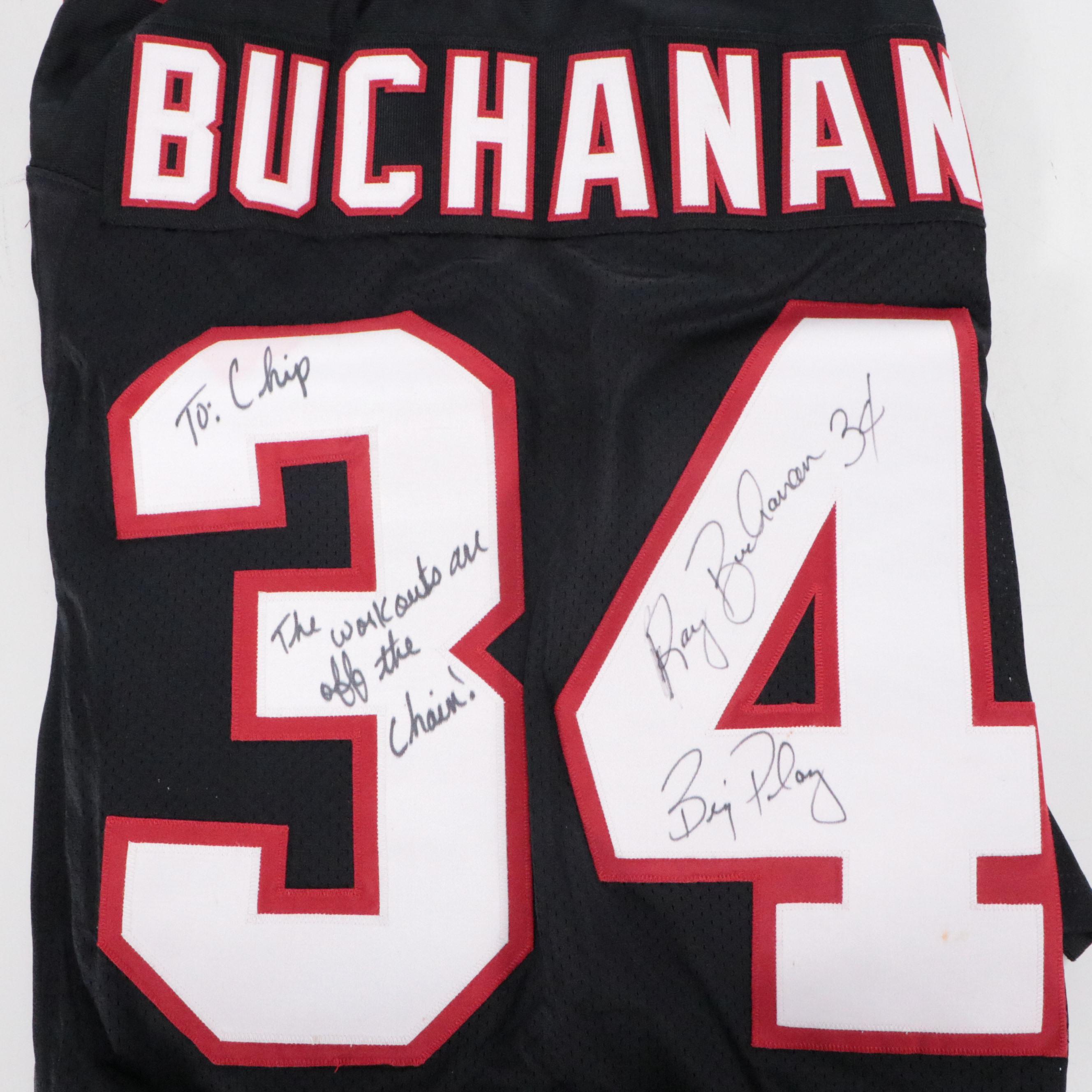 Ray Buchanan Signed Game Worn Atlanta Falcons Jersey