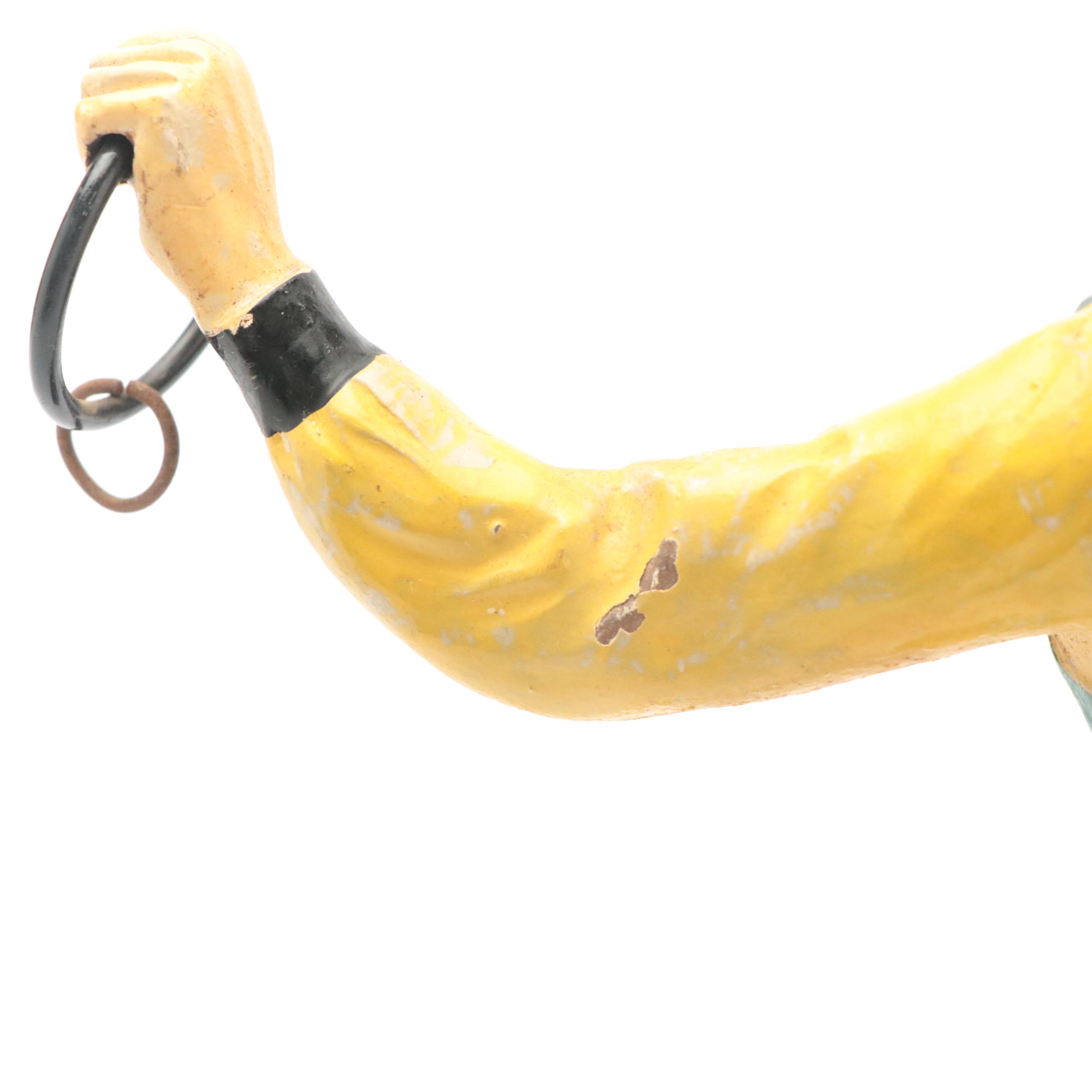 Old Taylor 86 Bourbon Whiskey Jockey Advertising Figurine, Mid-20th Century