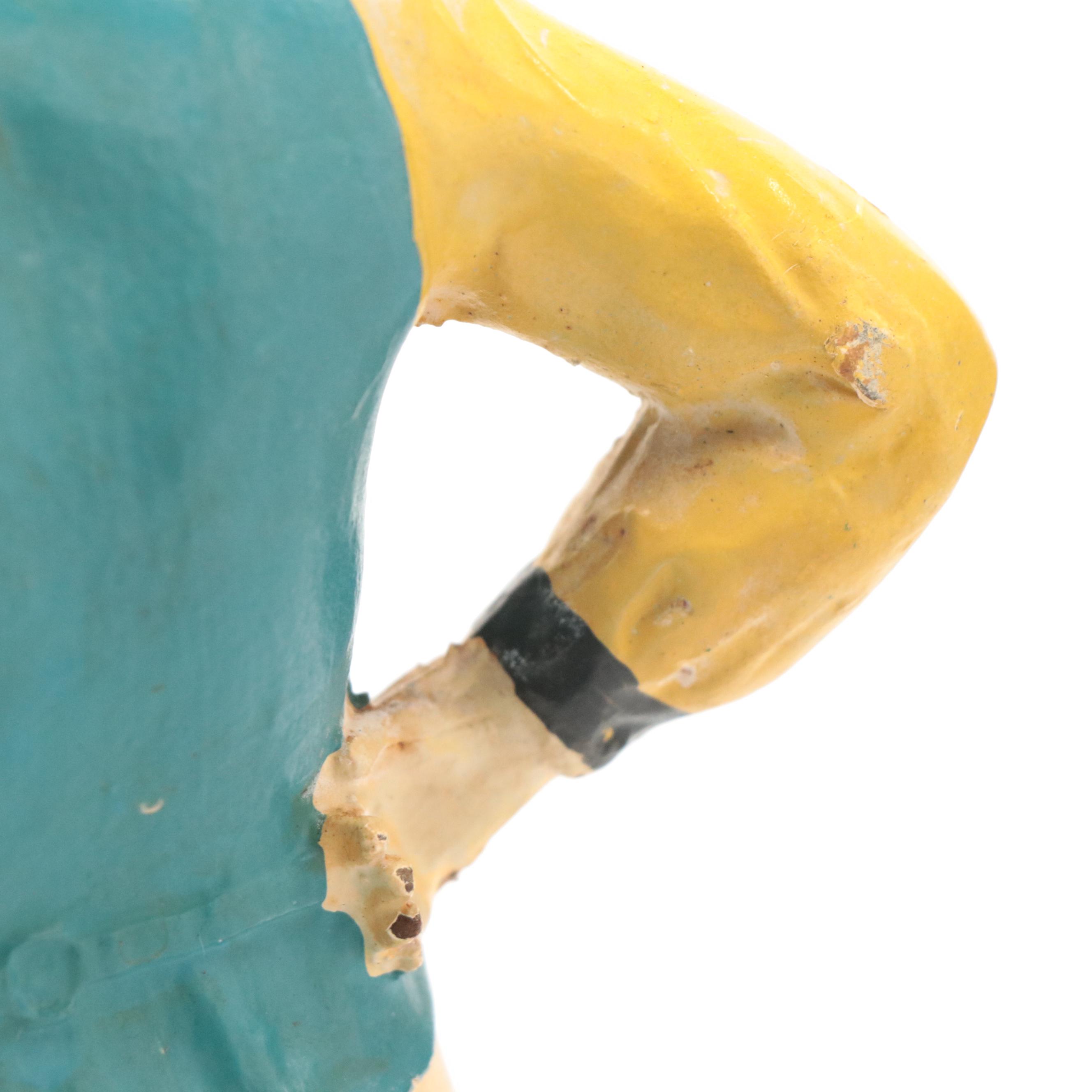 Old Taylor 86 Bourbon Whiskey Jockey Advertising Figurine, Mid-20th Century