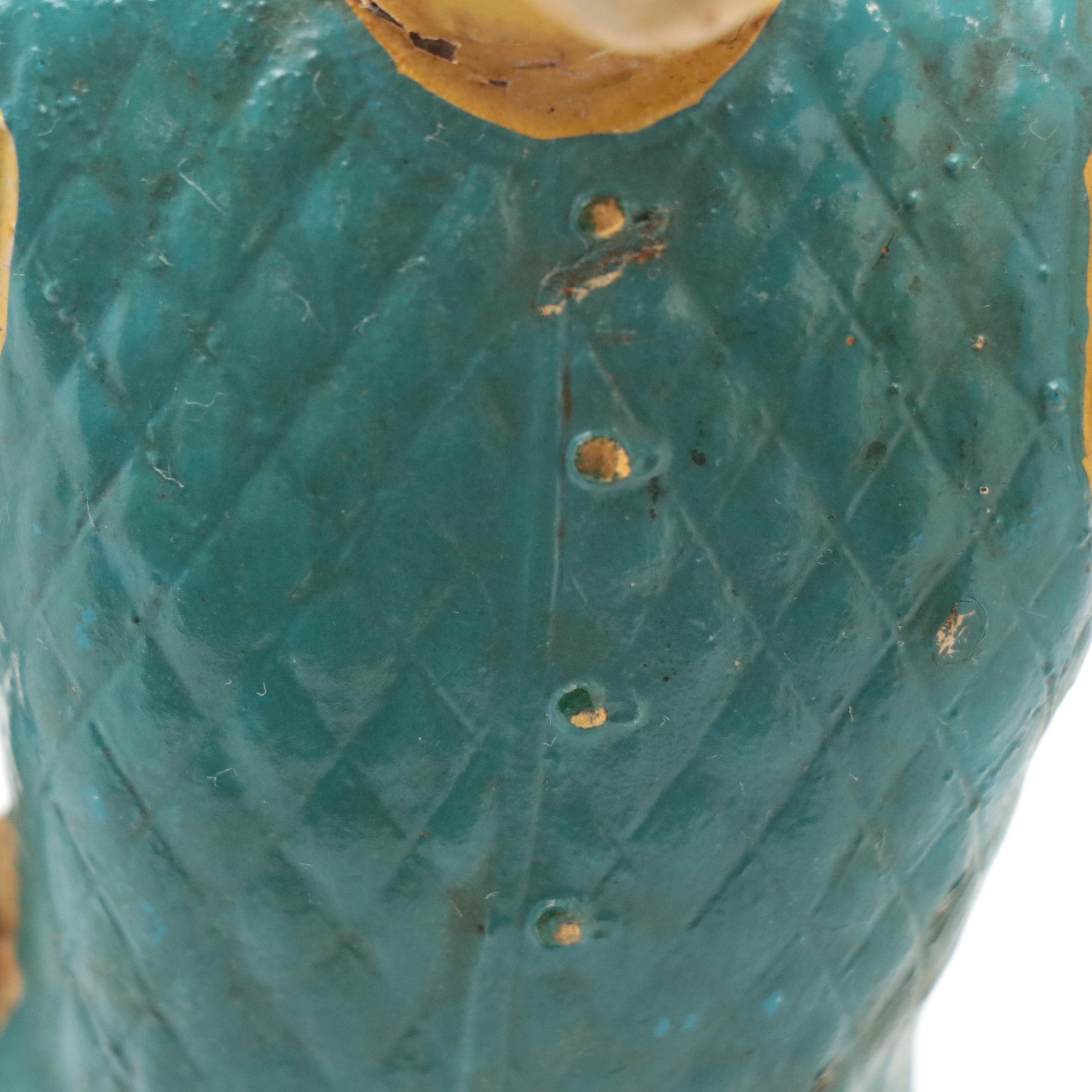 Old Taylor 86 Bourbon Whiskey Jockey Advertising Figurine, Mid-20th Century