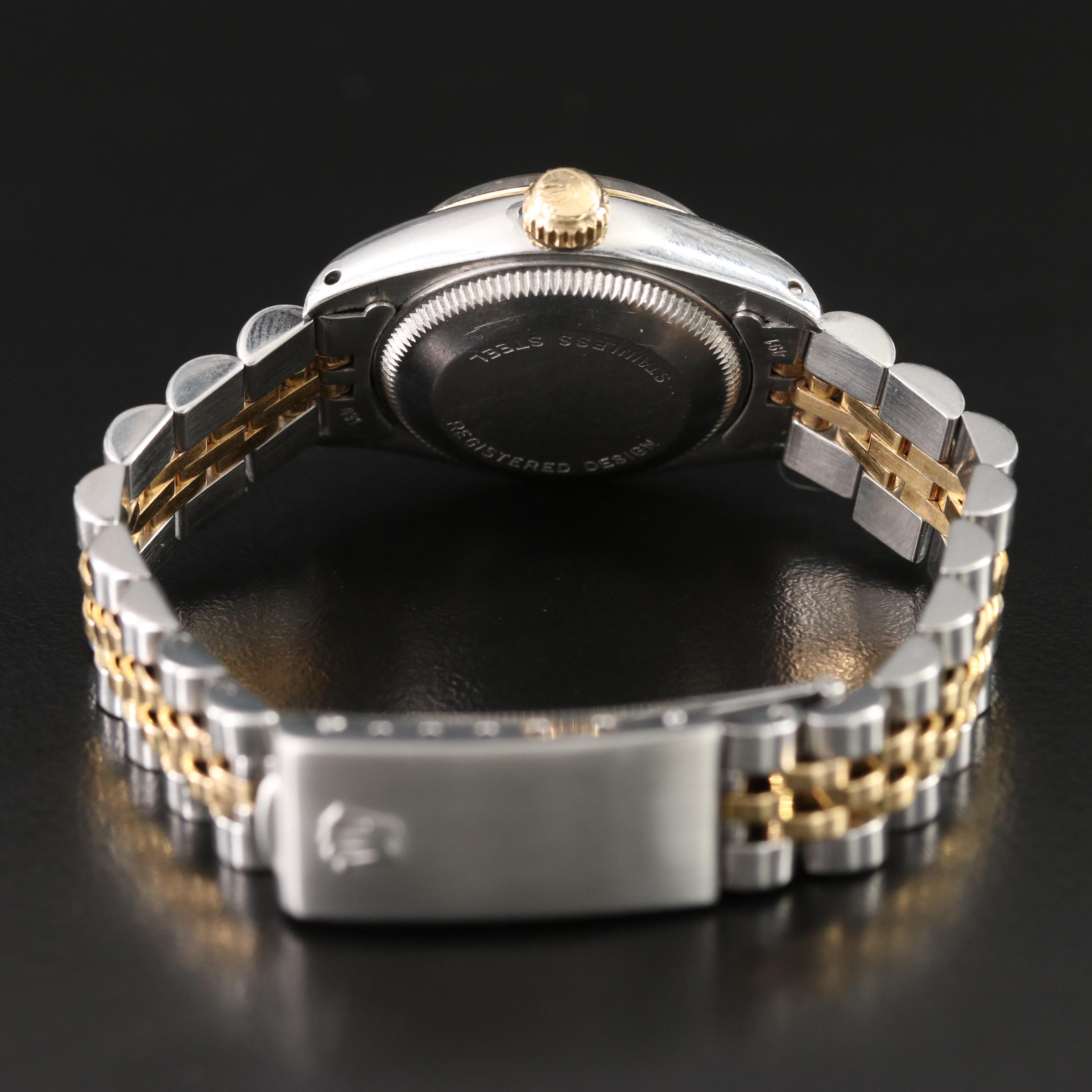 1977 Rolex 18K and Stainless Steel Automatic Date Watch