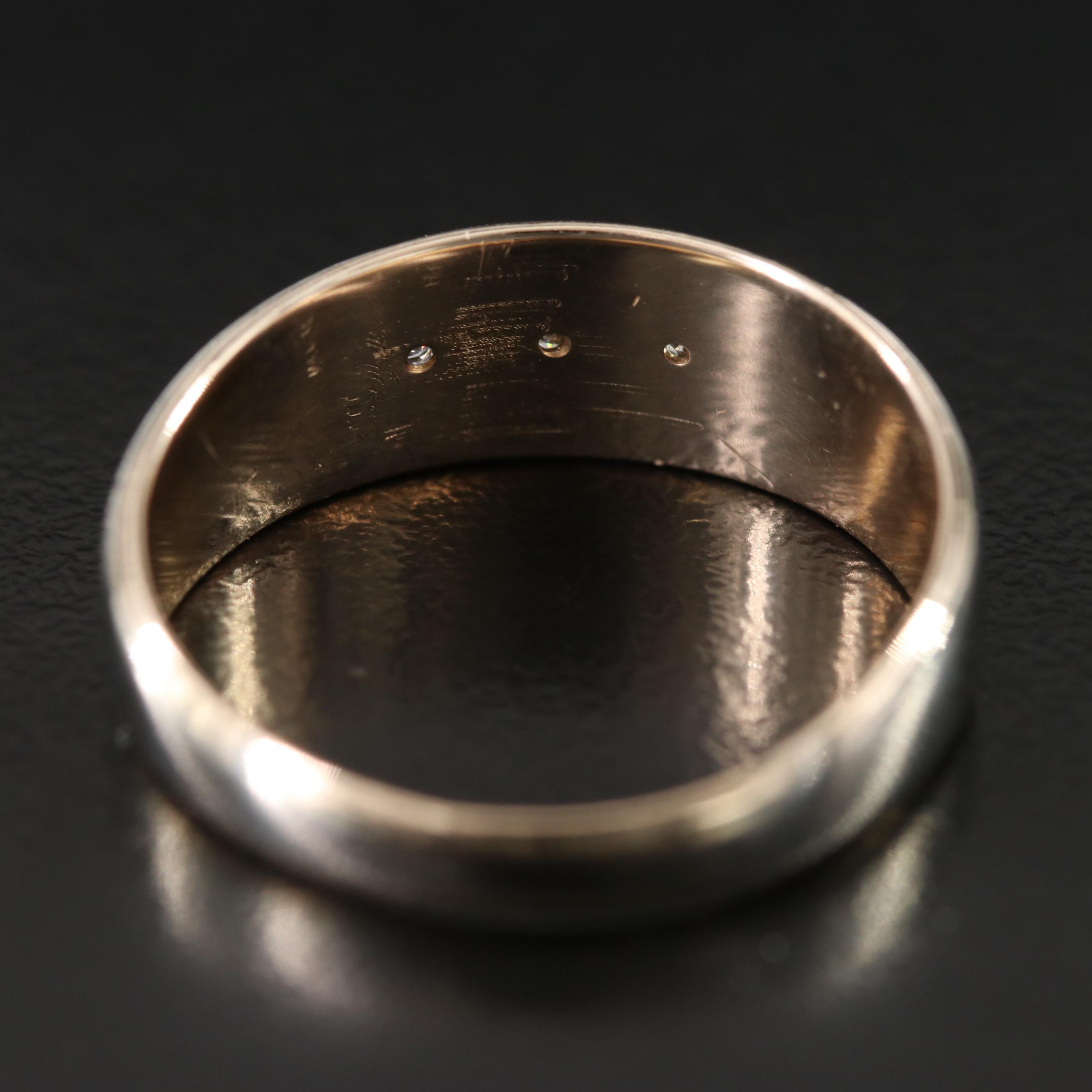 14K Two-Tone 0.02 CTW Diamond Ring