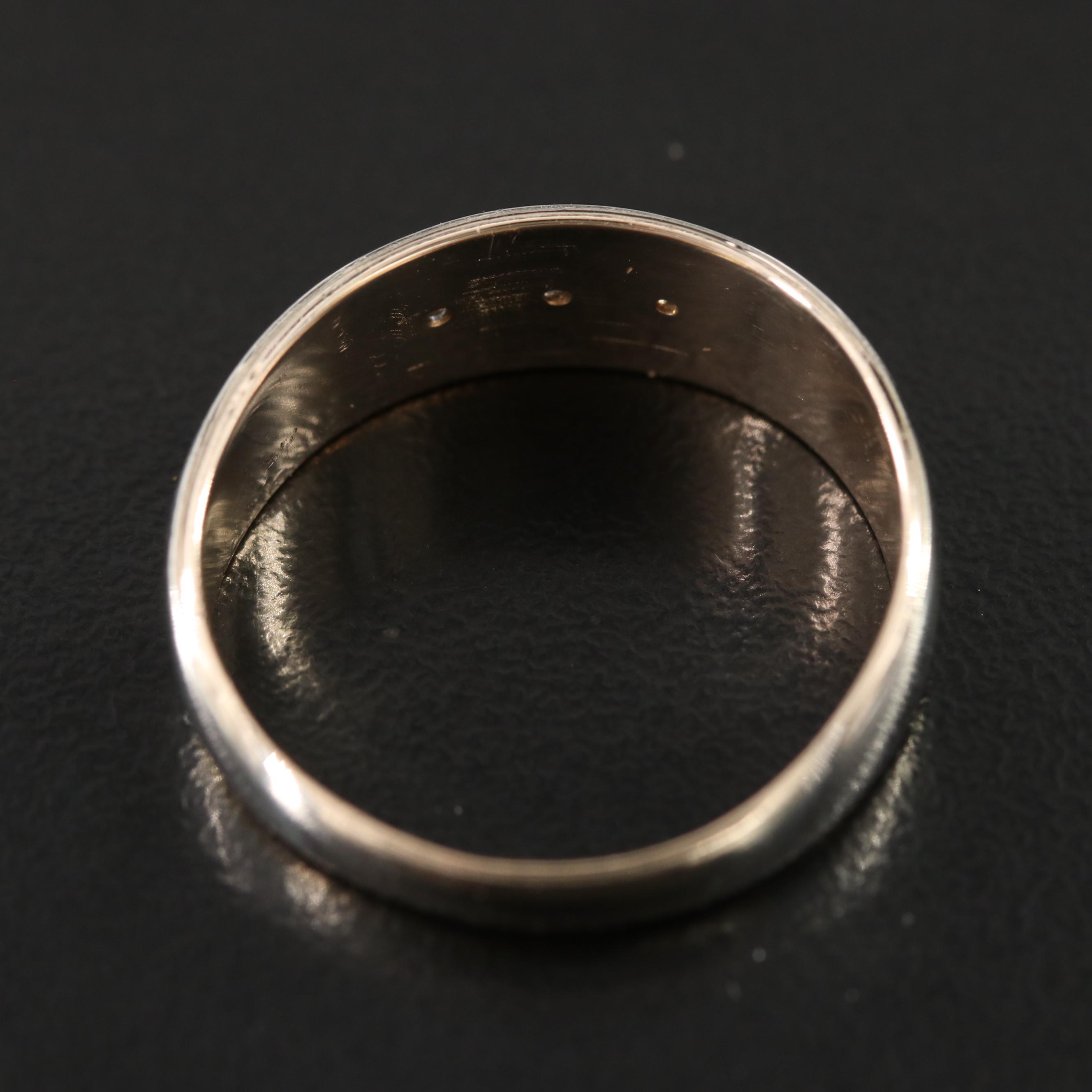 14K Two-Tone 0.02 CTW Diamond Ring