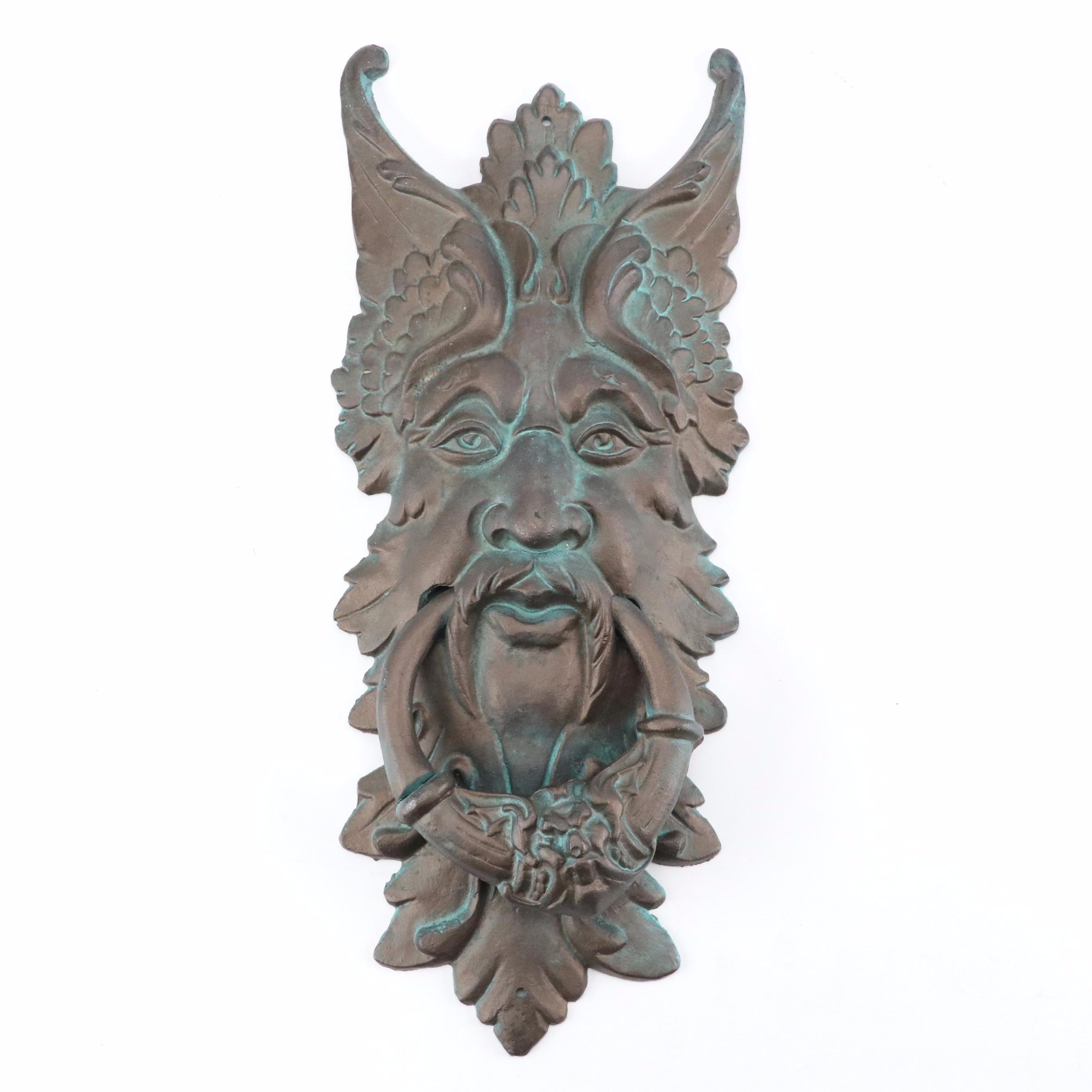 Celtic Style Cast Iron Greenman Door Knocker