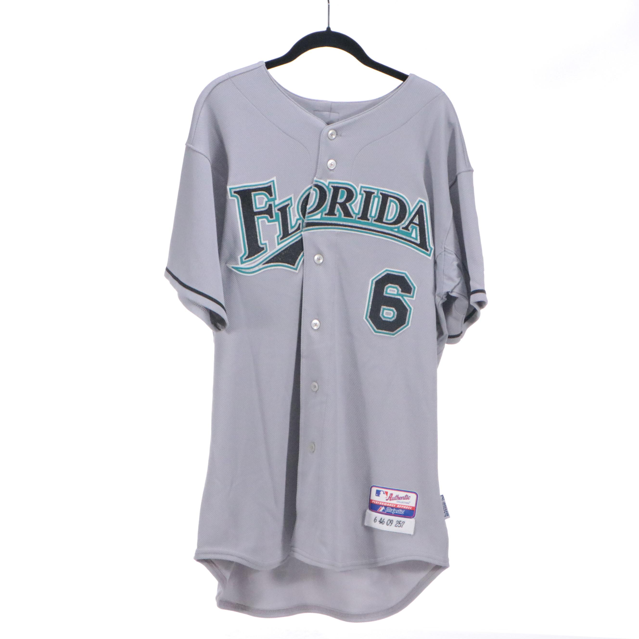Dan Uggla Signed Florida Marlins Majestic Jersey
