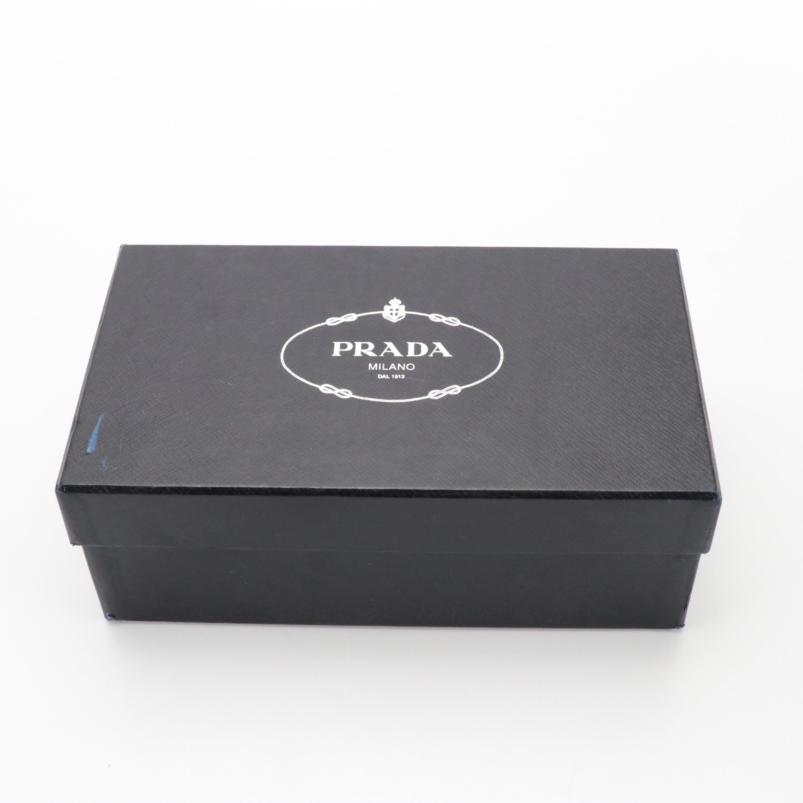 Prada Metallic Gold Patent Leather 3D Flower Heeled Sandals in Box