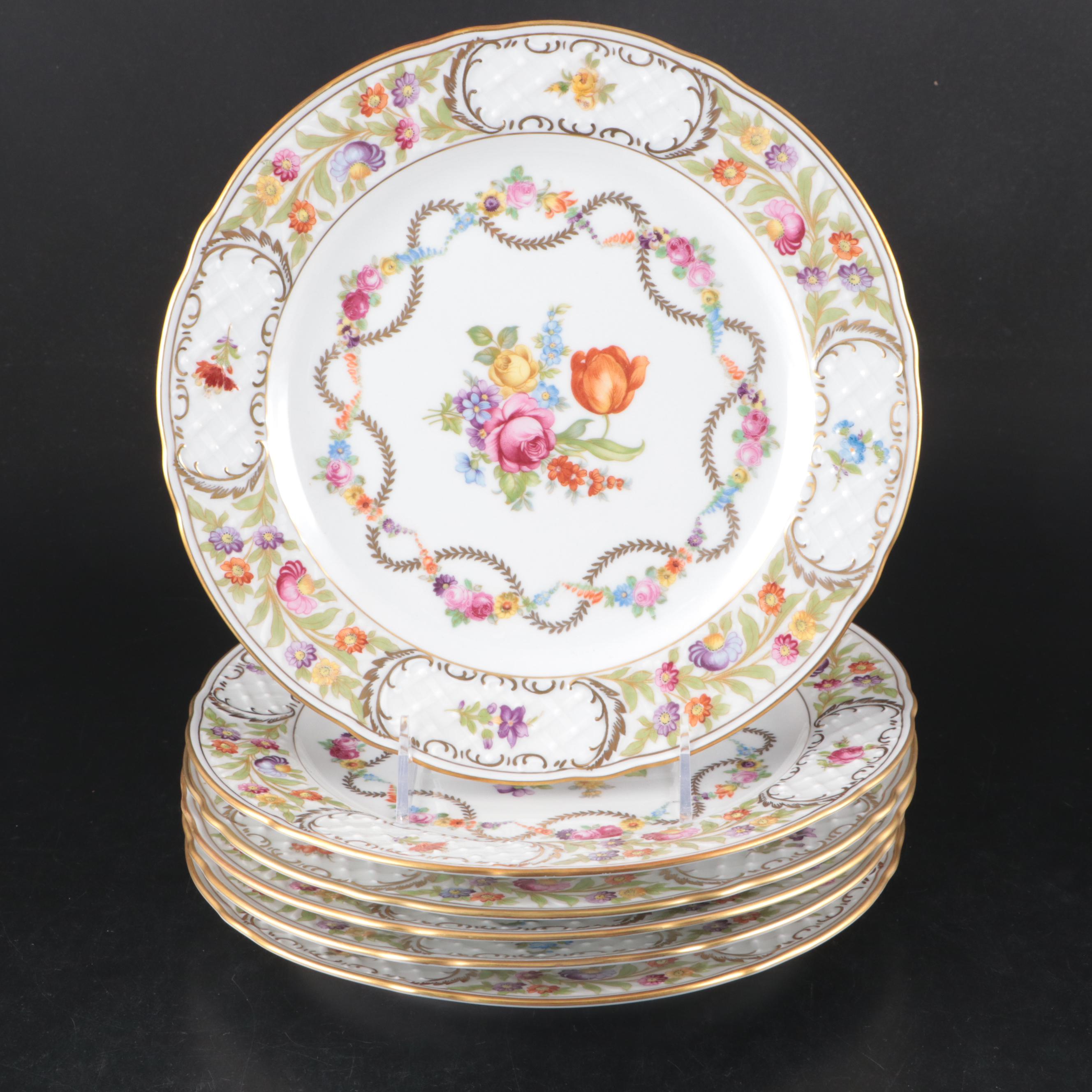 Schumann "Empress Dresden Flowers" Porcelain Dinnerware, 1945–1981