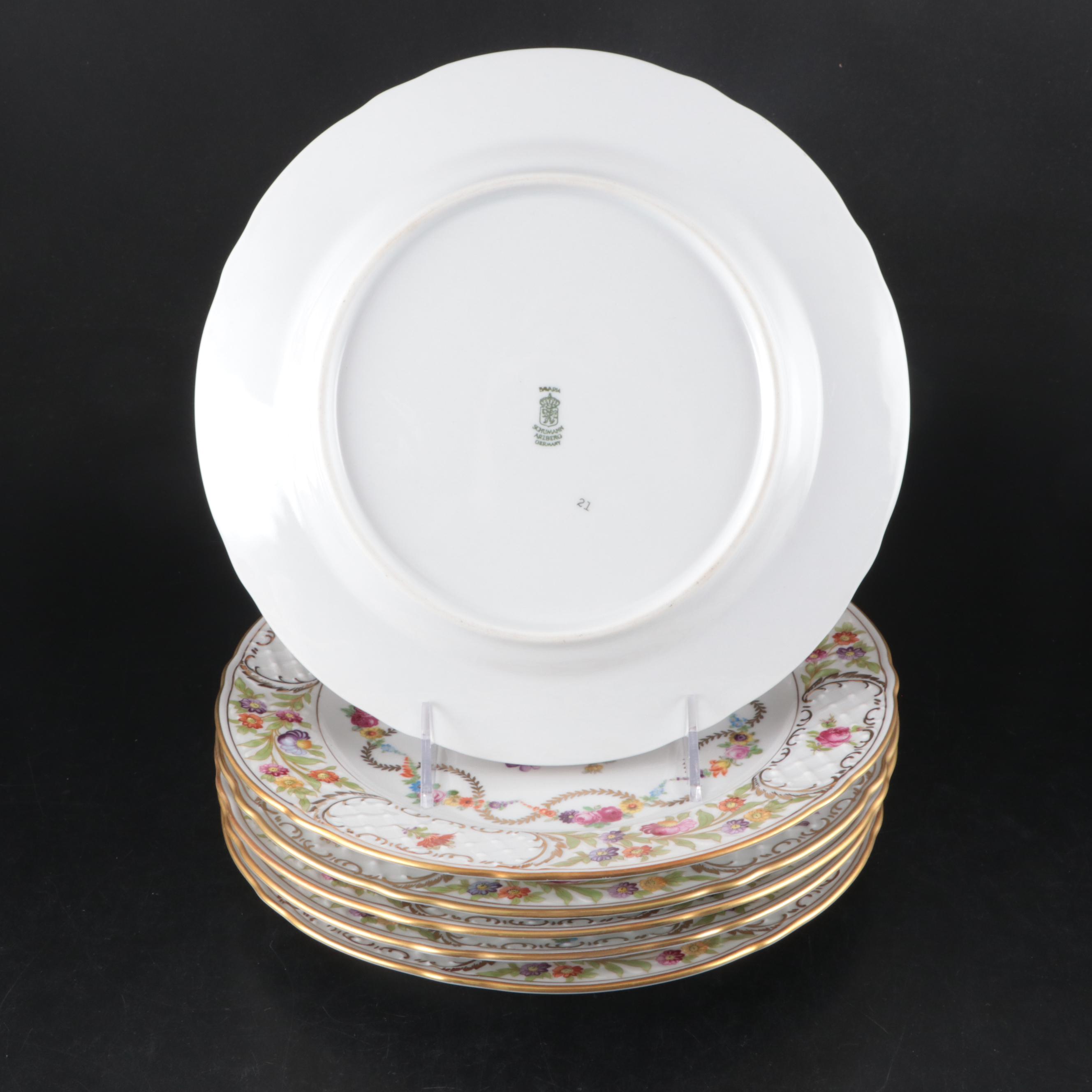Schumann "Empress Dresden Flowers" Porcelain Dinnerware, 1945–1981