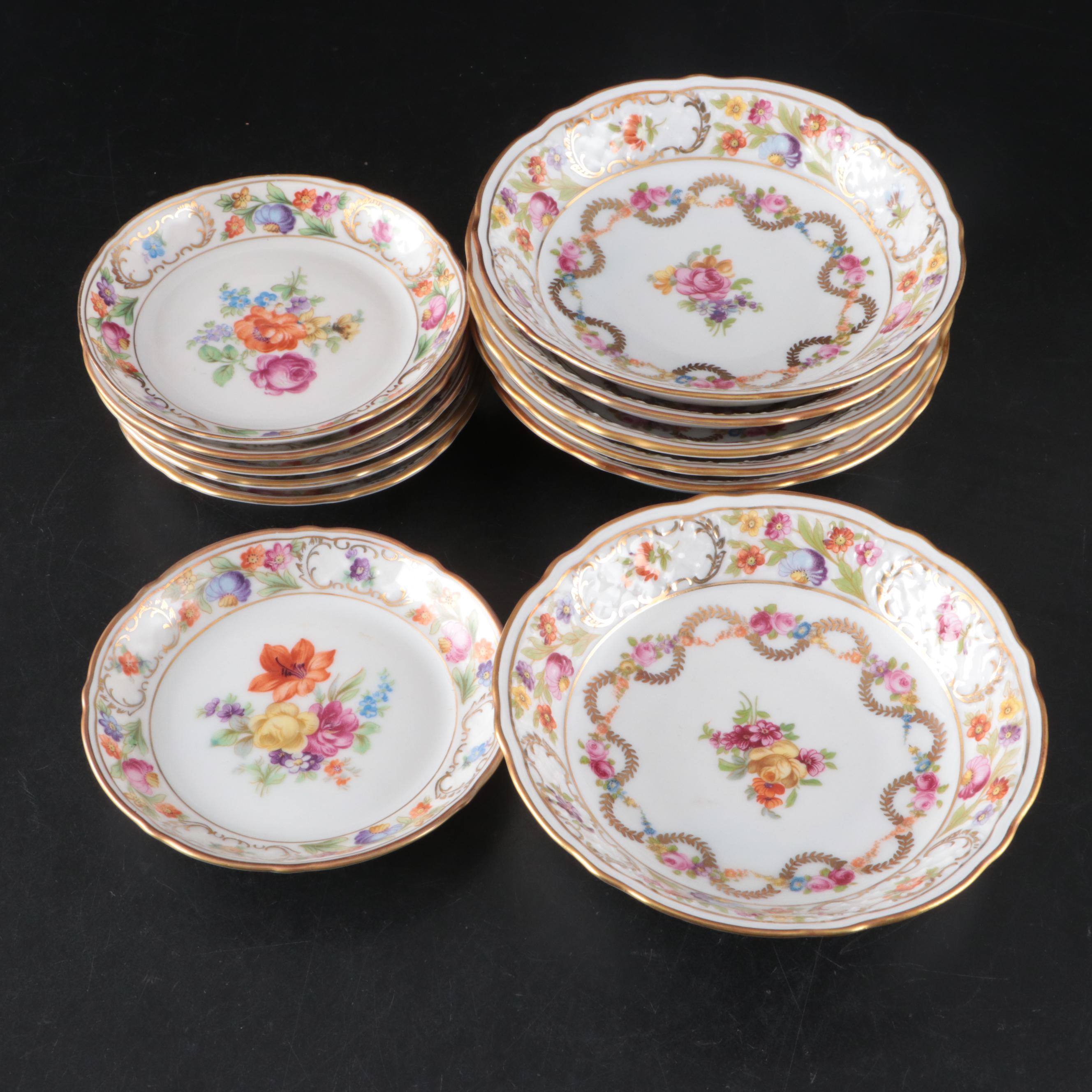 Schumann "Empress Dresden Flowers" Porcelain Dinnerware, 1945–1981