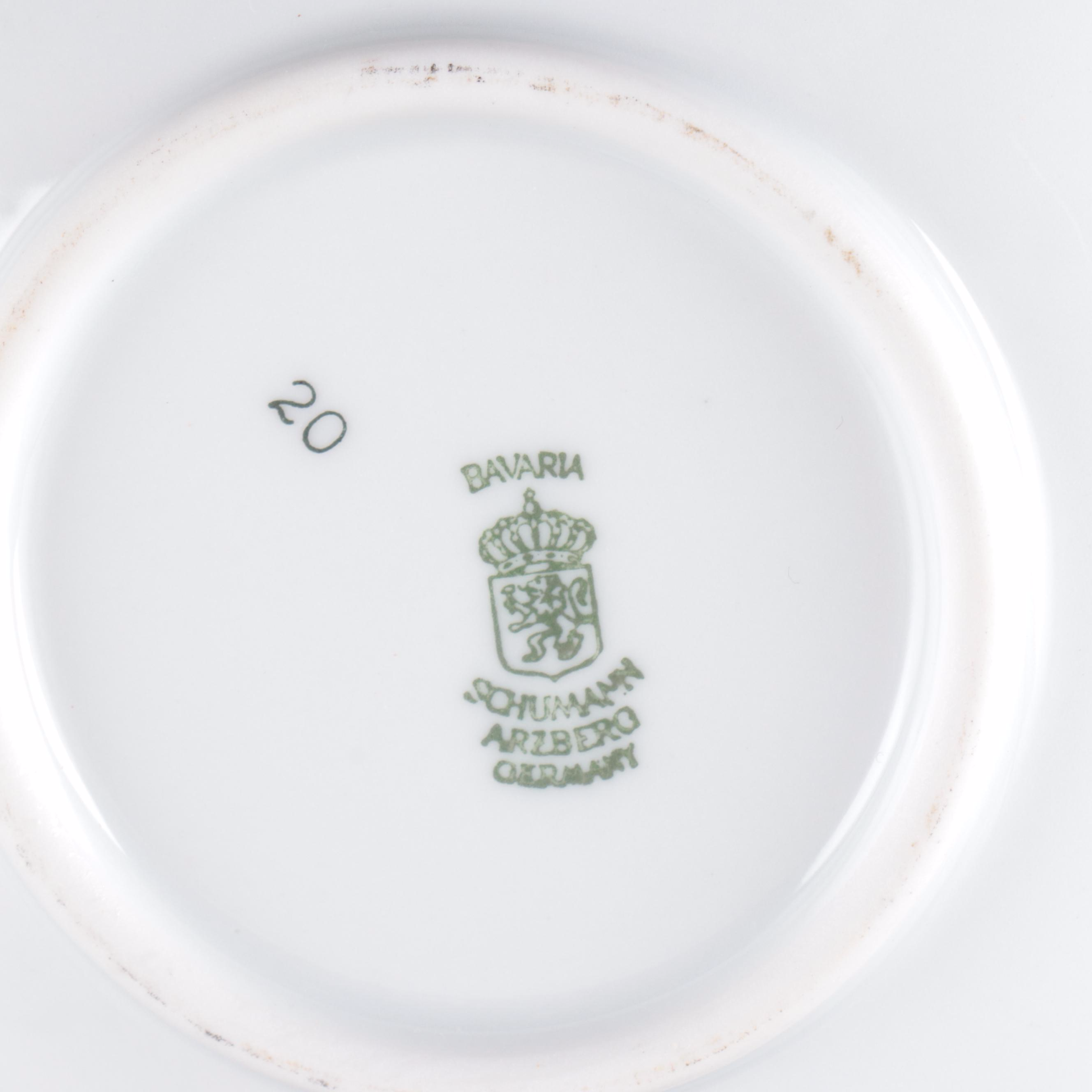 Schumann "Empress Dresden Flowers" Porcelain Dinnerware, 1945–1981
