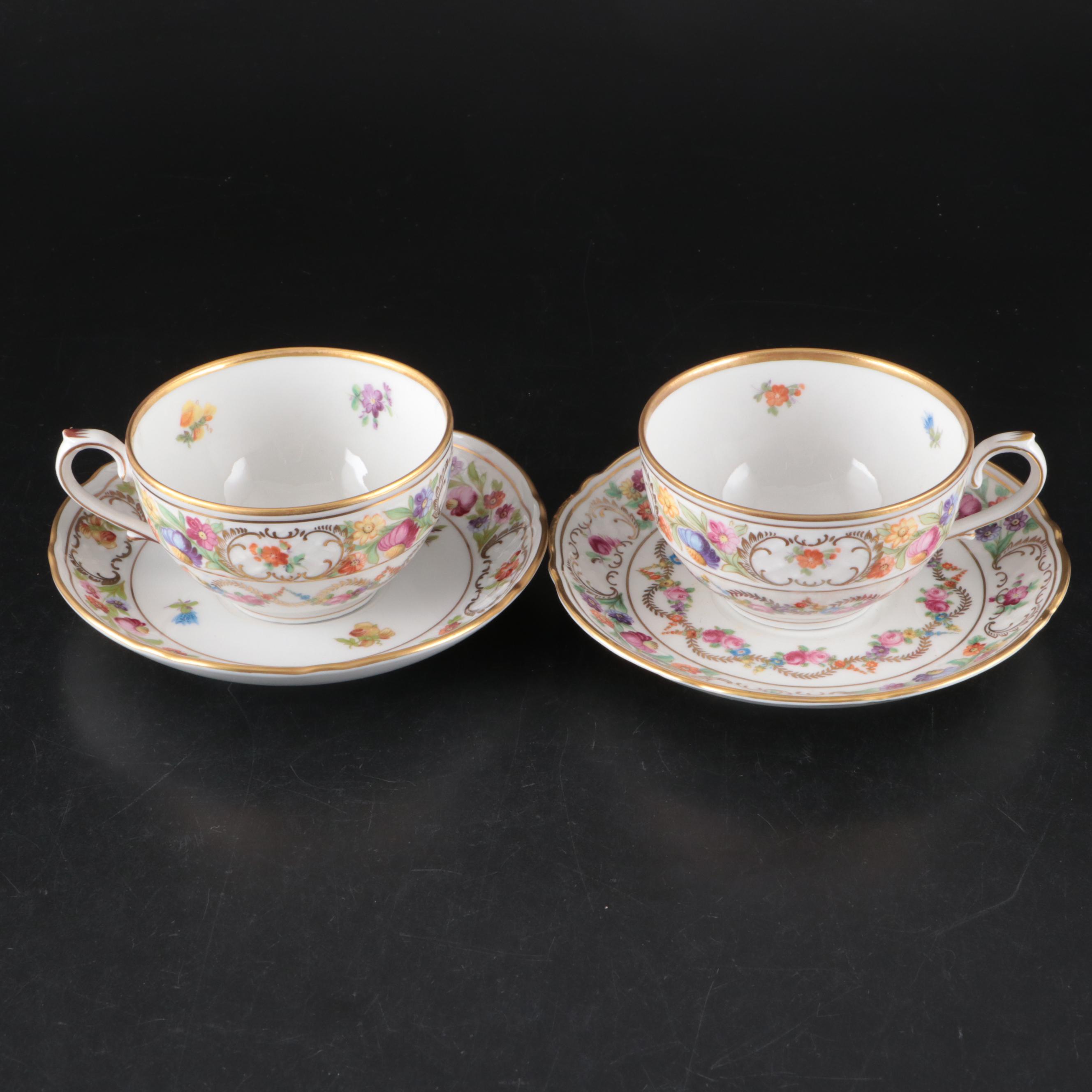 Schumann "Empress Dresden Flowers" Porcelain Dinnerware, 1945–1981