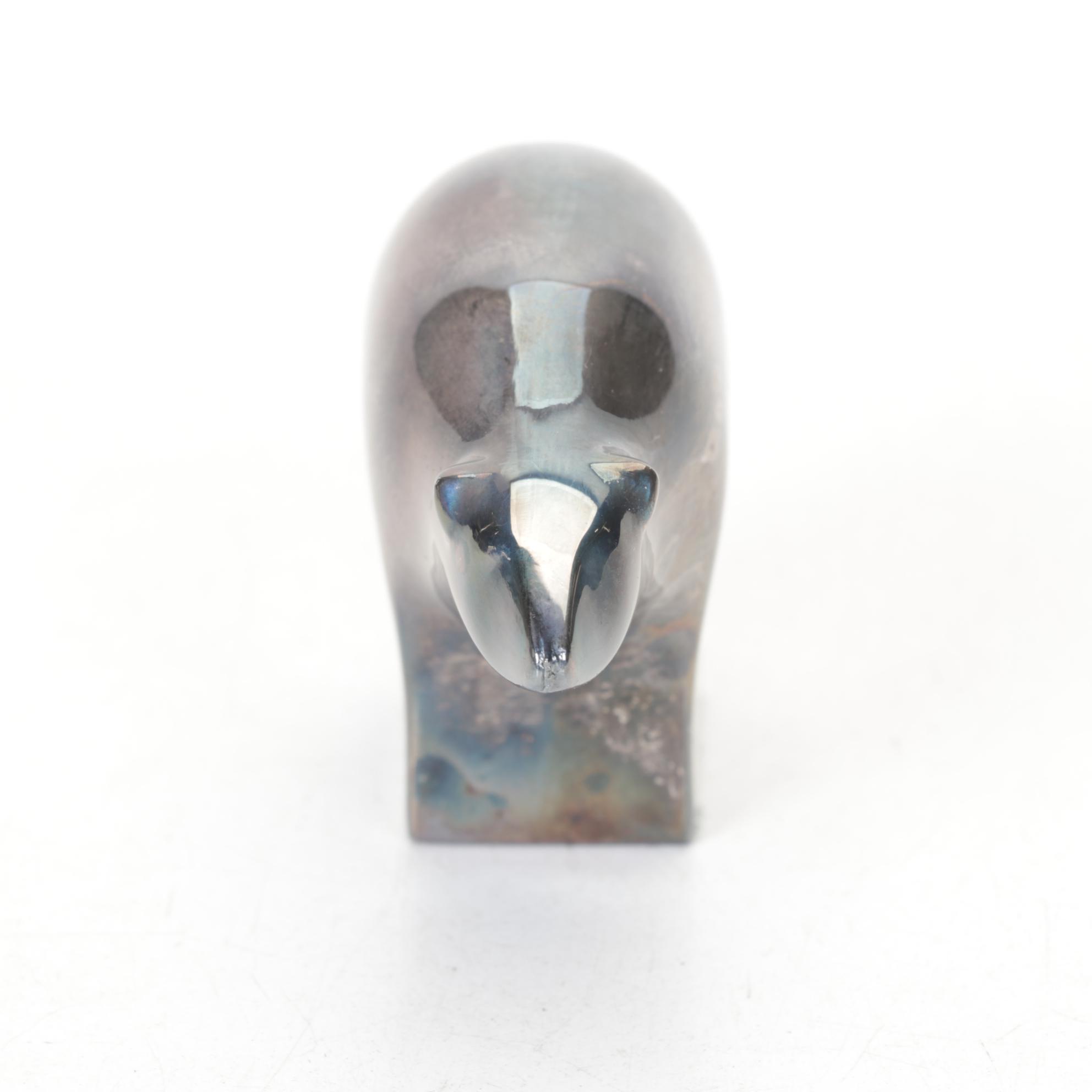 Gunnar Cyren for Dansk "Polar Bear" Silver Plate Paperweight
