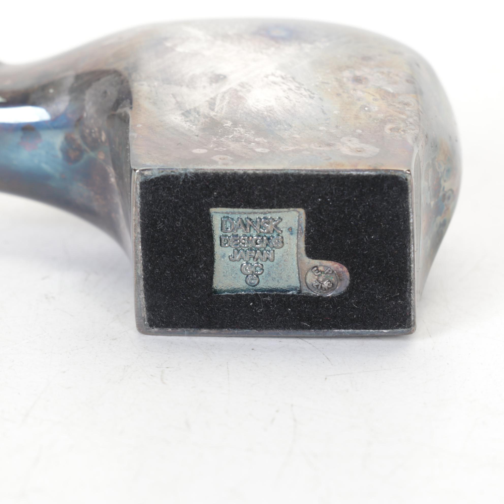 Gunnar Cyren for Dansk "Polar Bear" Silver Plate Paperweight