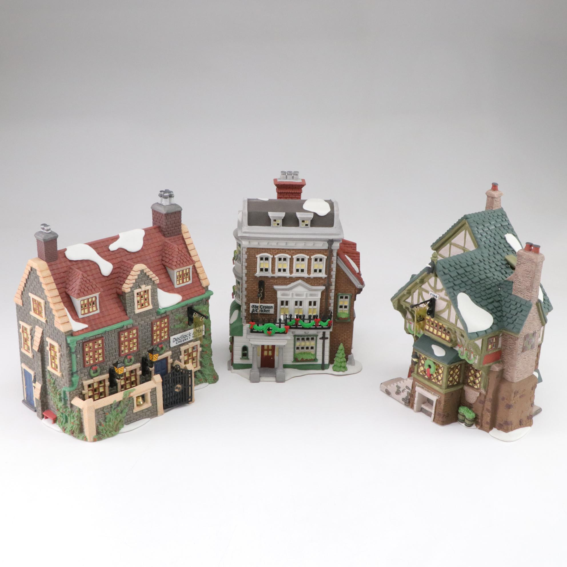Department 56 Charles Dickens Heritage Special Collection Christmas Buildings