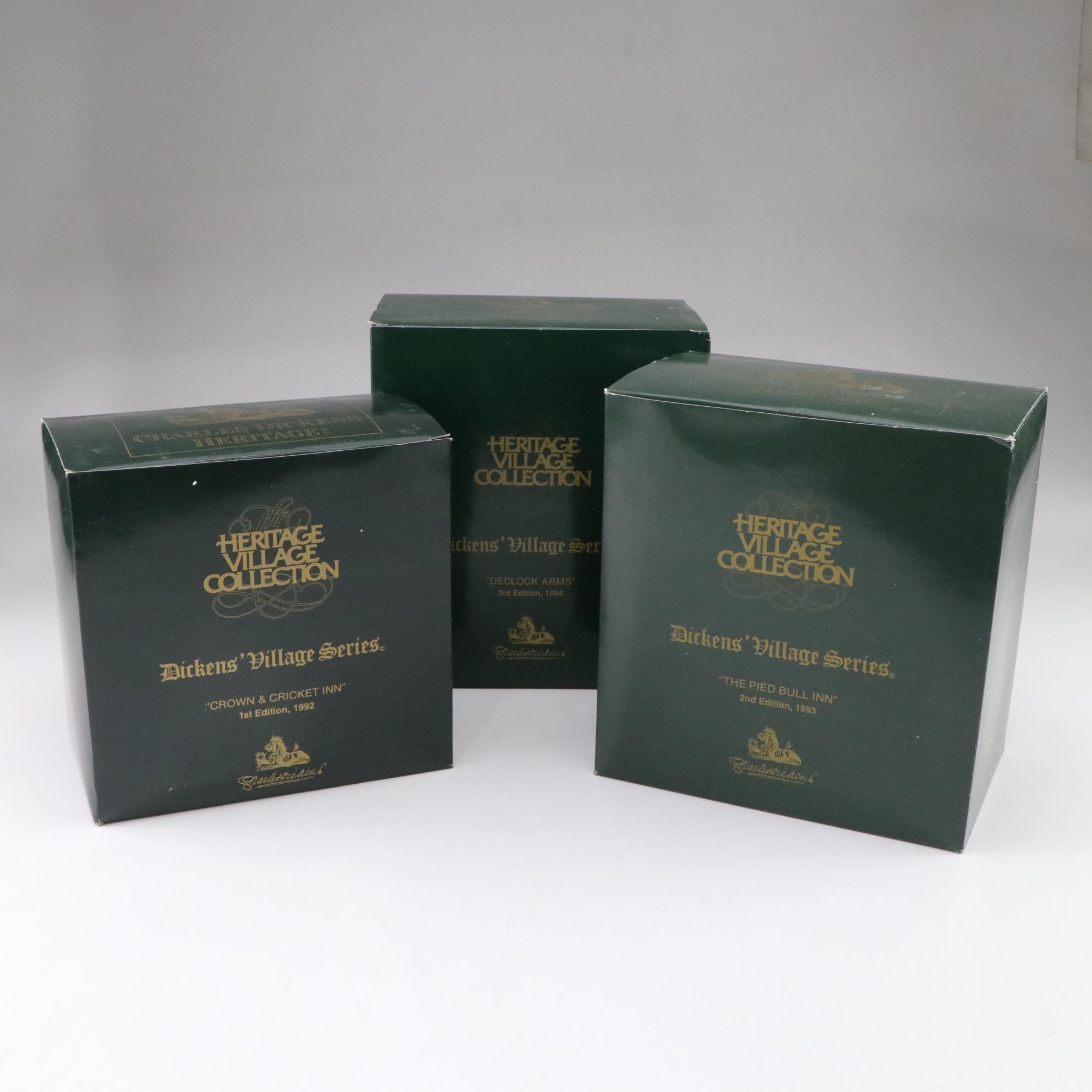 Department 56 Charles Dickens Heritage Special Collection Christmas Buildings