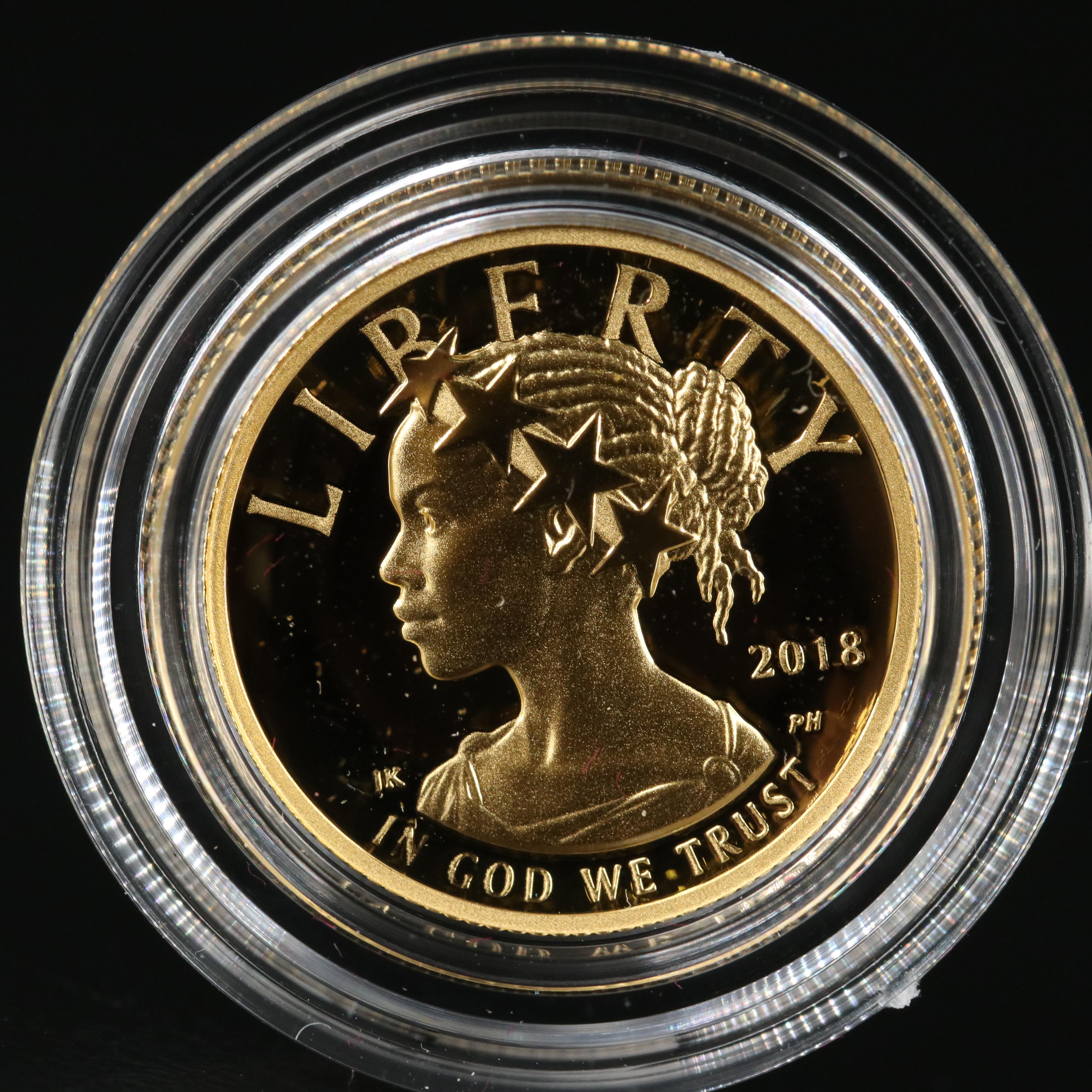 2018 American Liberty One-Tenth Ounce Gold Proof Coin