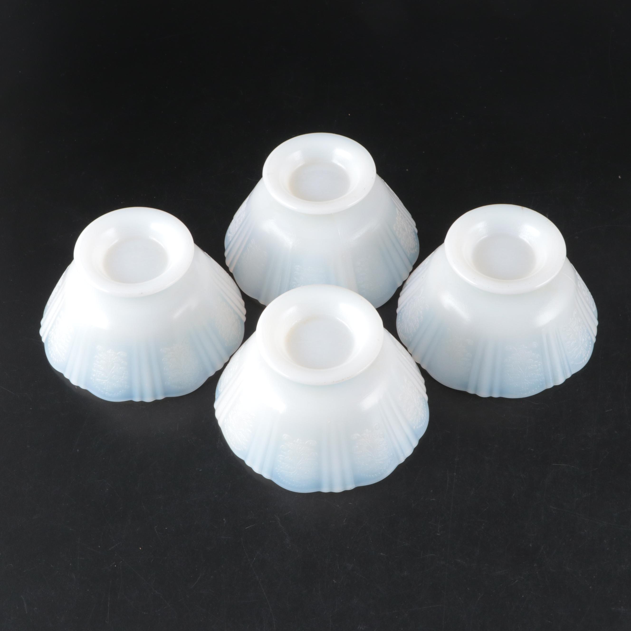 MacBeth-Evans "American Sweetheart Monax" Glass Sherbet Bowls with Other Décor