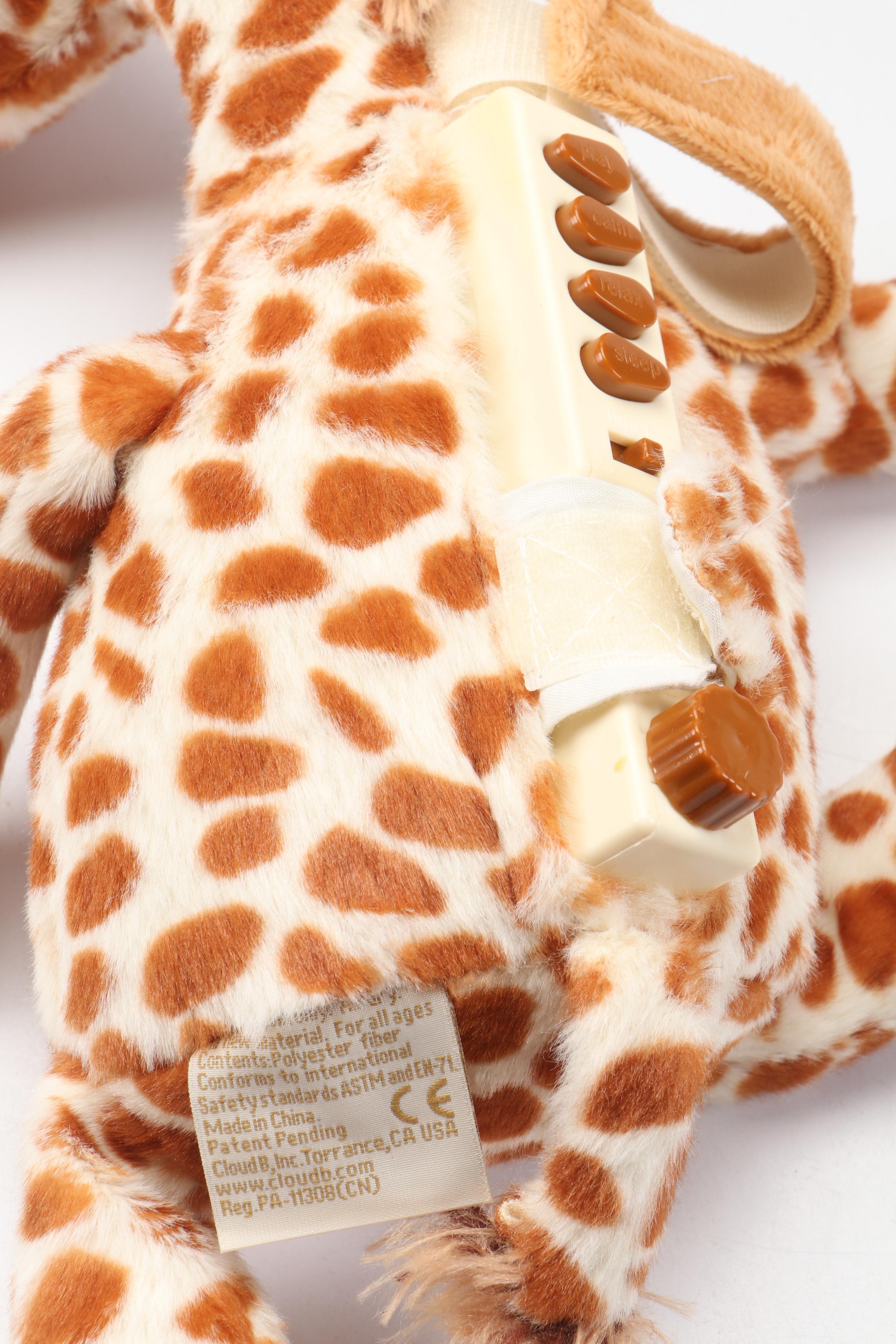 Cloud B "Gentle Giraffe" Soothing Sound Machine Plush with Other Giraffe Décor