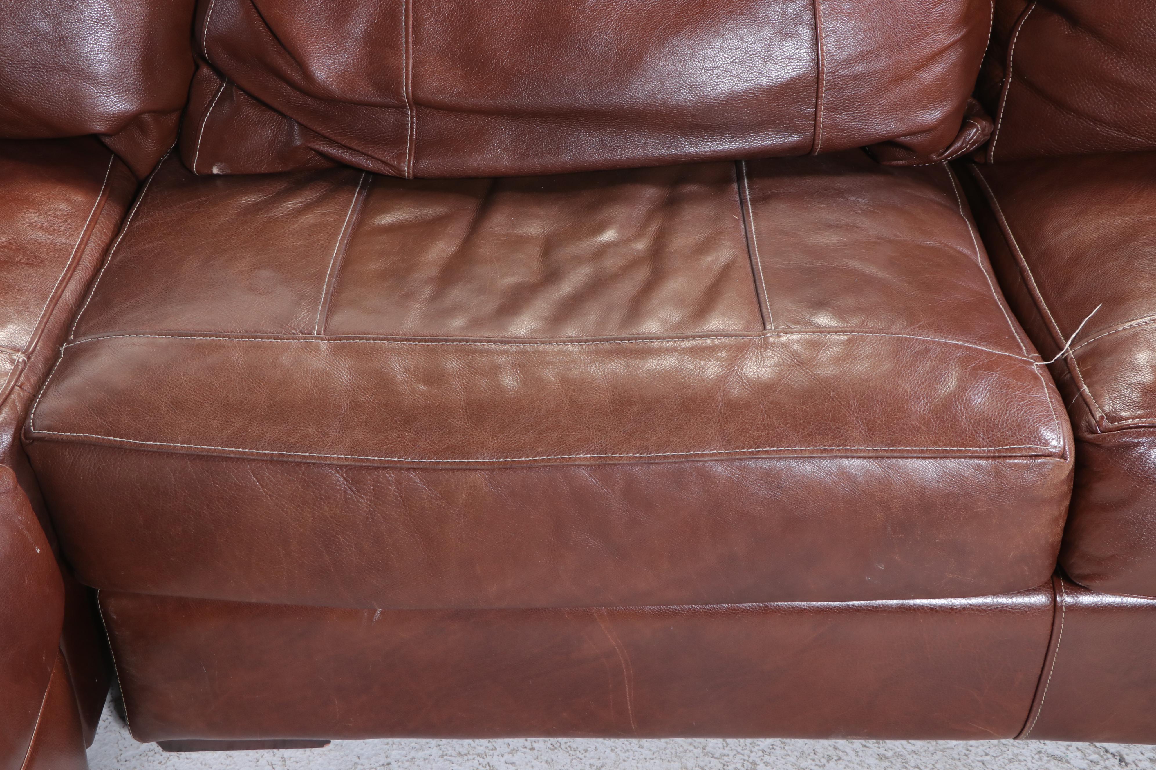 Three-Piece Sofa Express Leather Sectional Sofa