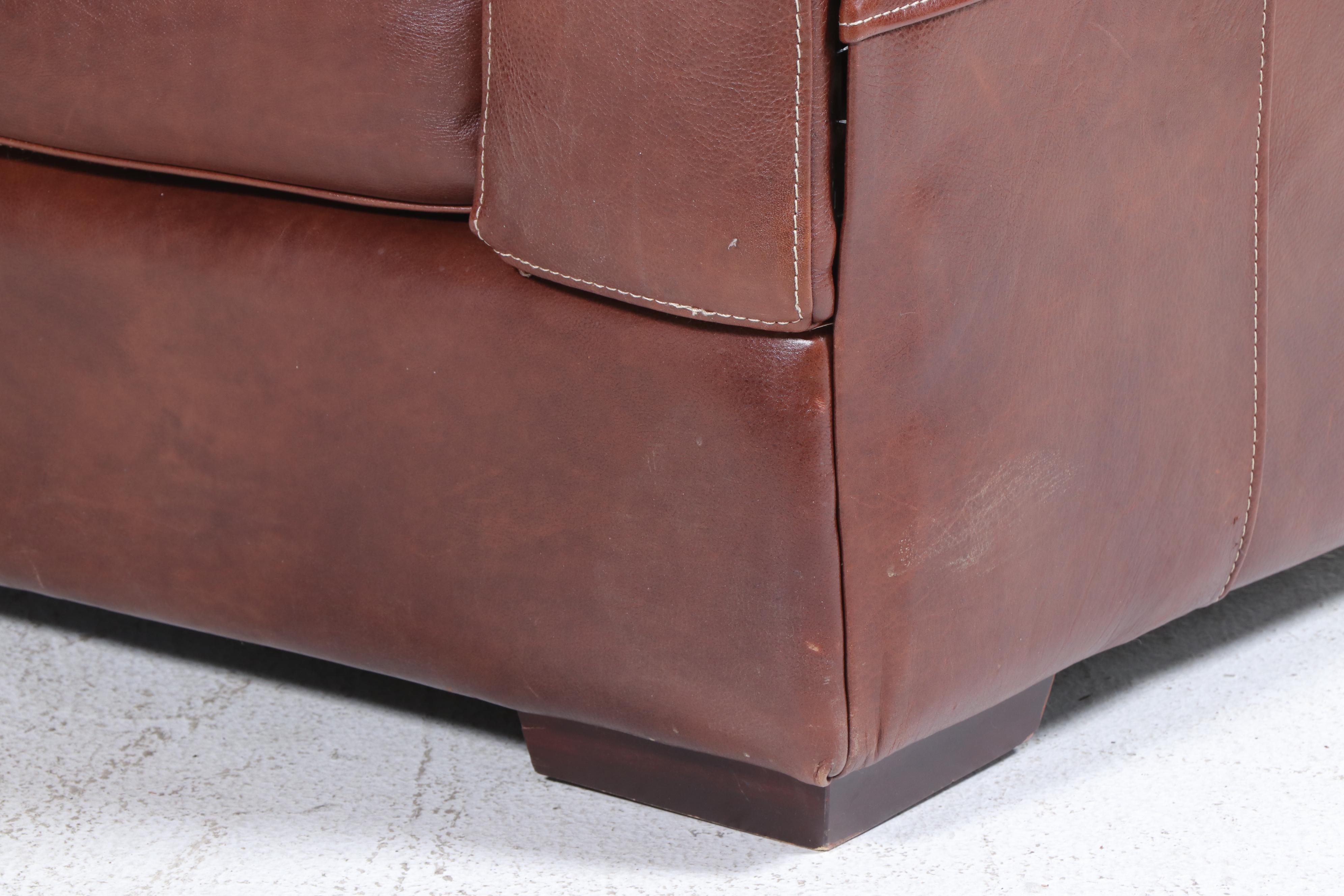 Three-Piece Sofa Express Leather Sectional Sofa