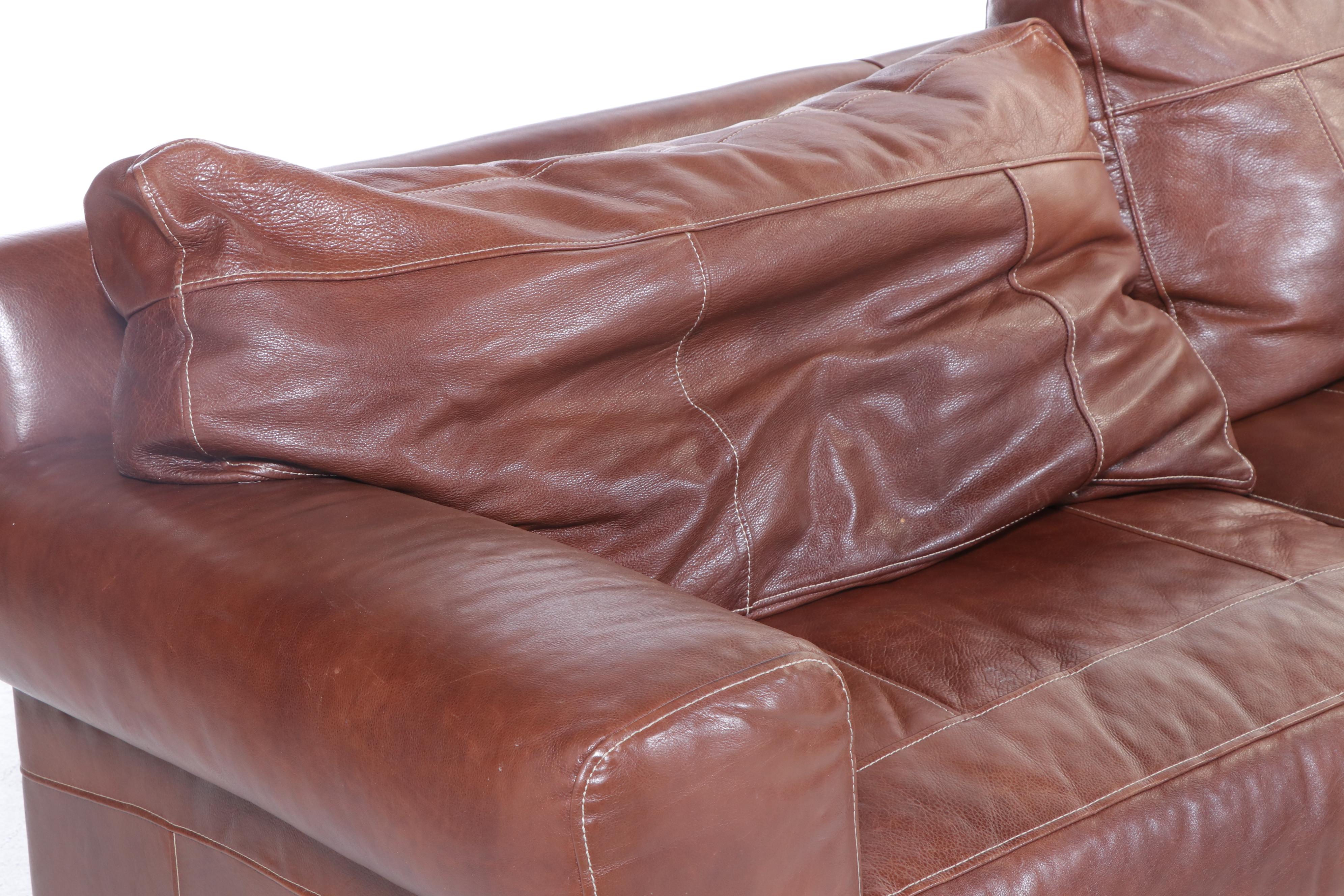 Three-Piece Sofa Express Leather Sectional Sofa